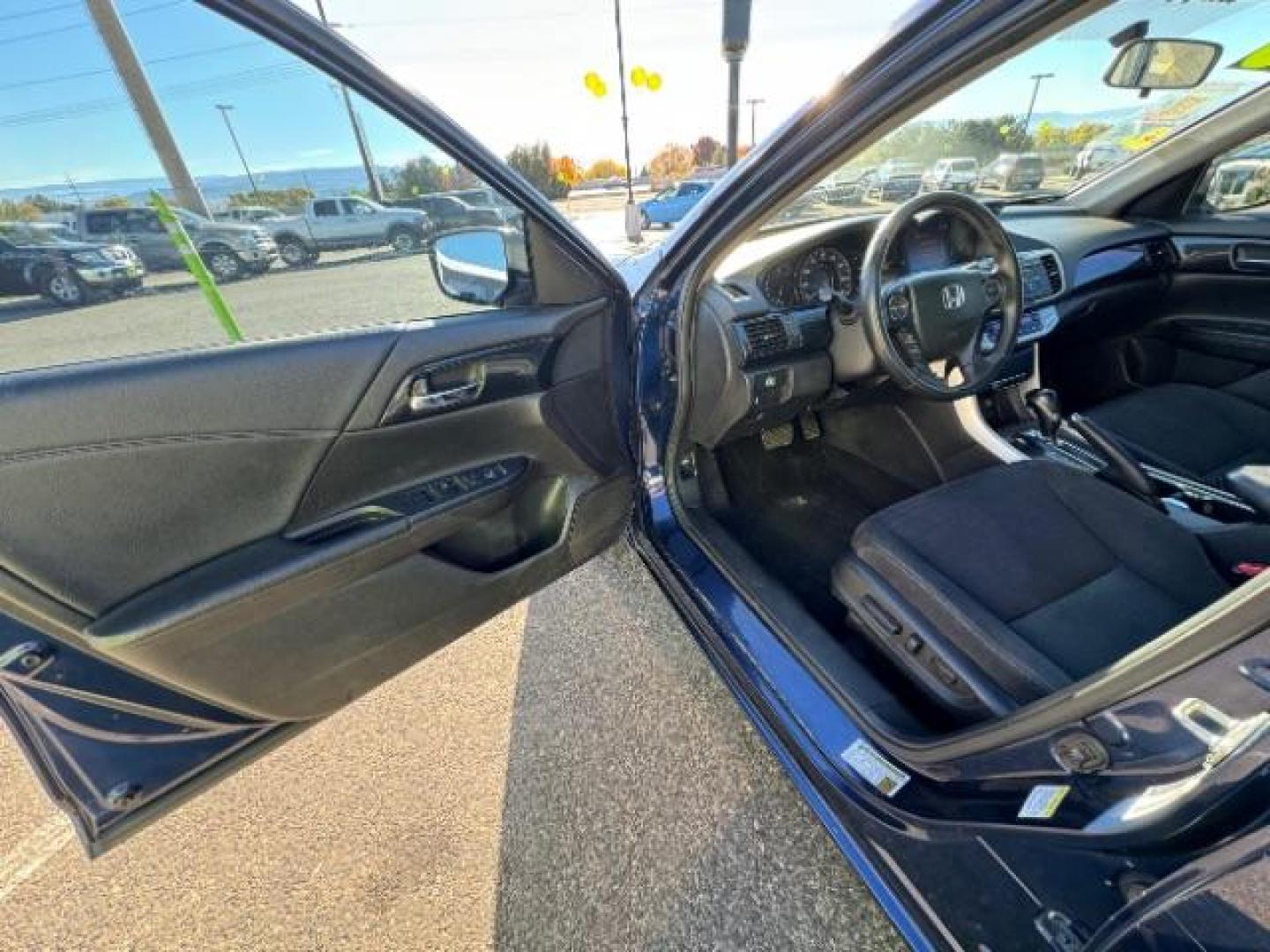 2015 Obsidian Blue Pearl /Black, cloth Honda Accord Sport Sedan CVT (1HGCR2F51FA) with an 2.4L L4 DOHC 16V engine, Continuously Variable Transmission transmission, located at 1865 East Red Hills Pkwy, St. George, 84770, (435) 628-0023, 37.120850, -113.543640 - Photo#14