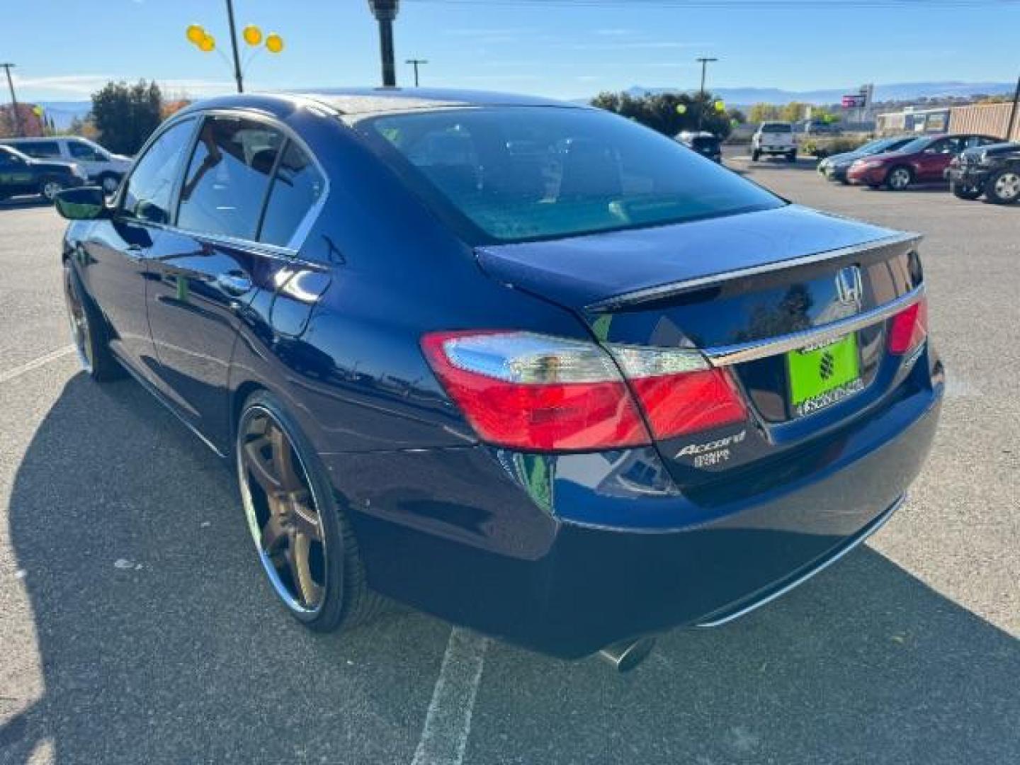 2015 Obsidian Blue Pearl /Black, cloth Honda Accord Sport Sedan CVT (1HGCR2F51FA) with an 2.4L L4 DOHC 16V engine, Continuously Variable Transmission transmission, located at 1865 East Red Hills Pkwy, St. George, 84770, (435) 628-0023, 37.120850, -113.543640 - Photo#6