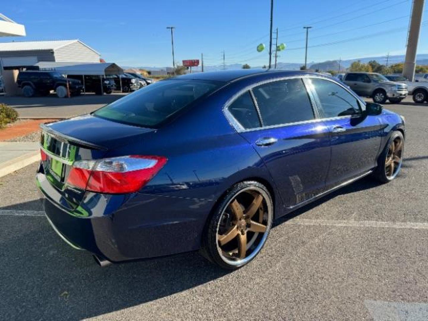 2015 Obsidian Blue Pearl /Black, cloth Honda Accord Sport Sedan CVT (1HGCR2F51FA) with an 2.4L L4 DOHC 16V engine, Continuously Variable Transmission transmission, located at 1865 East Red Hills Pkwy, St. George, 84770, (435) 628-0023, 37.120850, -113.543640 - Photo#8