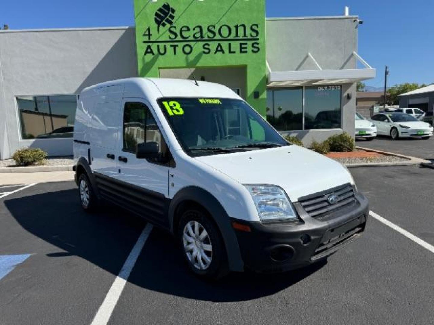 2013 Frozen White /Dark Gray Ford Transit Connect XLT with Side and Re (NM0LS7DN8DT) with an 2.0L L4 DOHC 16V engine, 4-Speed Automatic transmission, located at 940 North Main Street, Cedar City, UT, 84720, (435) 628-0023, 37.692936, -113.061897 - We specialize in helping ALL people get the best financing available. No matter your credit score, good, bad or none we can get you an amazing rate. Had a bankruptcy, divorce, or repossessions? We give you the green light to get your credit back on the road. Low down and affordable payments that fit - Photo#0