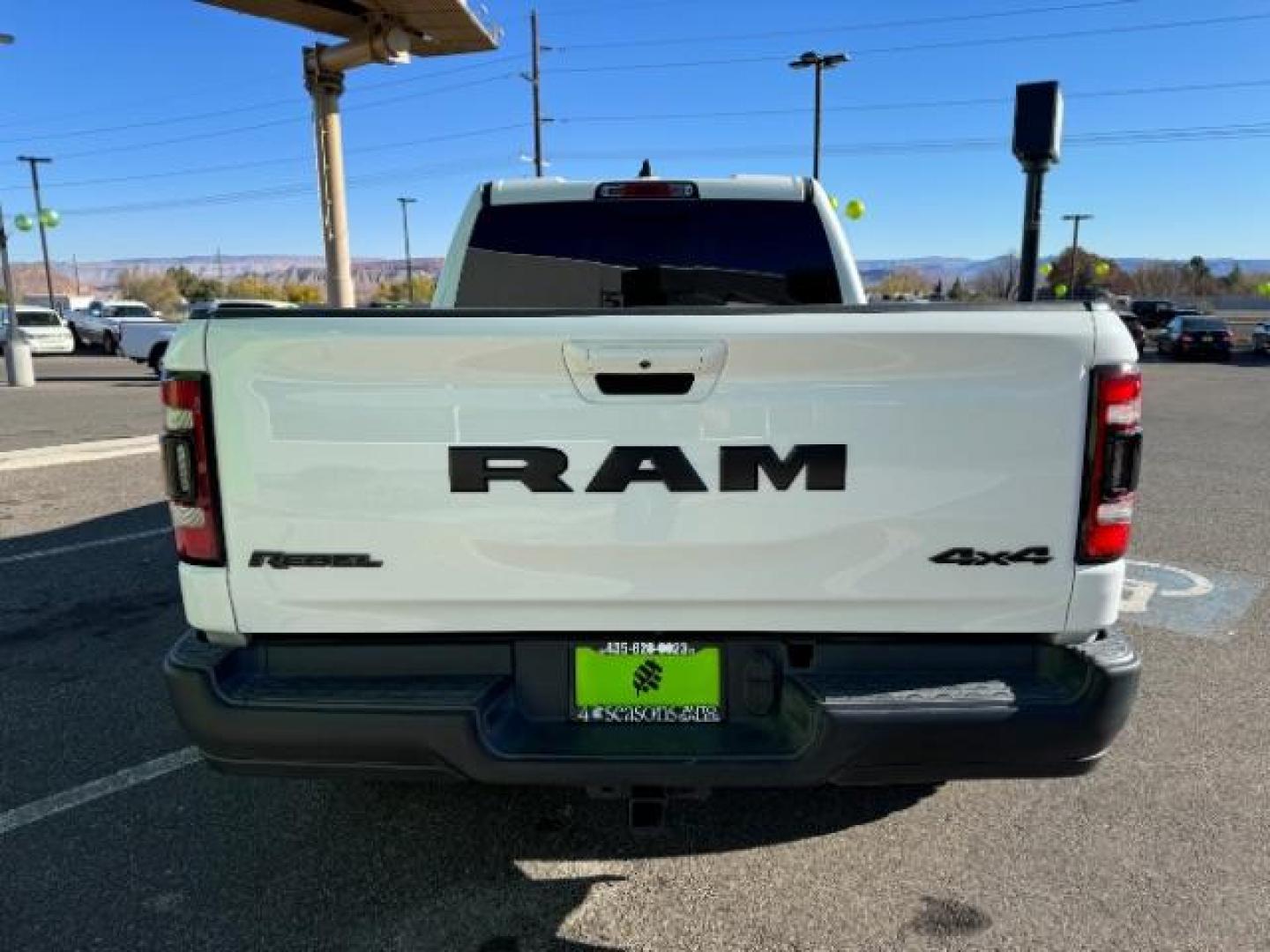 2019 White /Black RAM 1500 Rebel Quad Cab 4WD (1C6RRFEG5KN) with an 3.6L V6 DOHC 24V engine, 8-Speed Automatic transmission, located at 1865 East Red Hills Pkwy, St. George, 84770, (435) 628-0023, 37.120850, -113.543640 - Photo#6