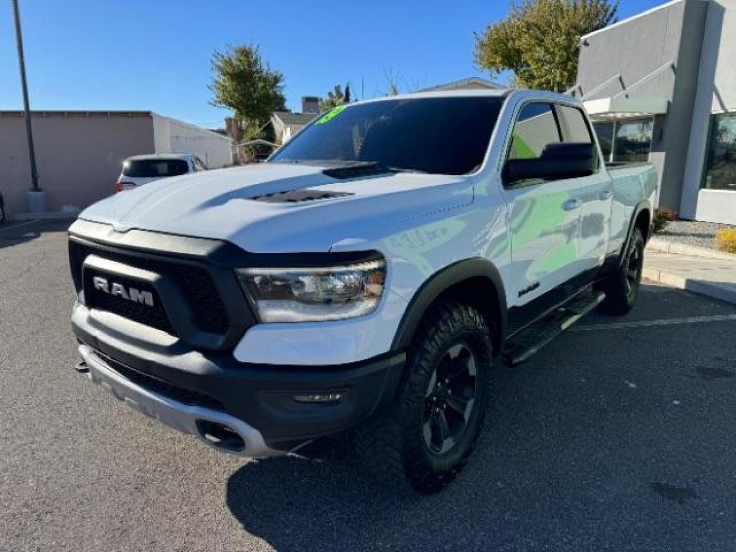 2019 White /Black RAM 1500 Rebel Quad Cab 4WD (1C6RRFEG5KN) with an 3.6L V6 DOHC 24V engine, 8-Speed Automatic transmission, located at 1865 East Red Hills Pkwy, St. George, 84770, (435) 628-0023, 37.120850, -113.543640 - Photo#3