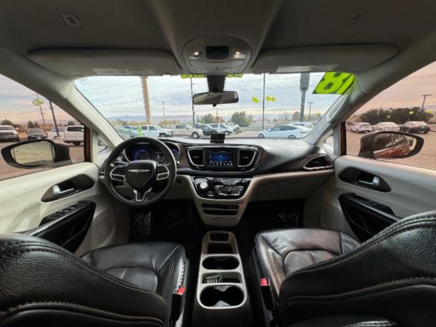 2018 Copper Pearl Coat /Black Leather Interior Chrysler Pacifica LX (2C4RC1CG8JR) with an 3.6L V6 DOHC 24V engine, 9-Speed Automatic transmission, located at 940 North Main Street, Cedar City, UT, 84720, (435) 628-0023, 37.692936, -113.061897 - Photo#28