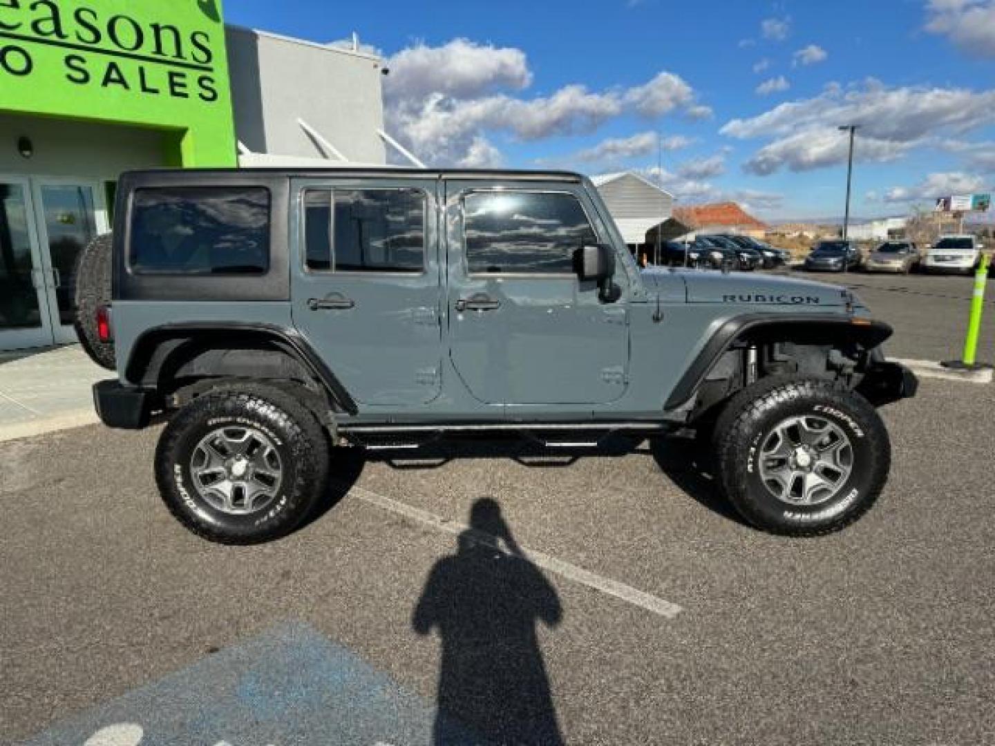 2014 Gray /Black Jeep Wrangler Unlimited Rubicon 4WD (1C4BJWFG6EL) with an 3.6L V6 DOHC 24V FFV engine, 5-Speed Automatic transmission, located at 940 North Main Street, Cedar City, UT, 84720, (435) 628-0023, 37.692936, -113.061897 - Photo#11