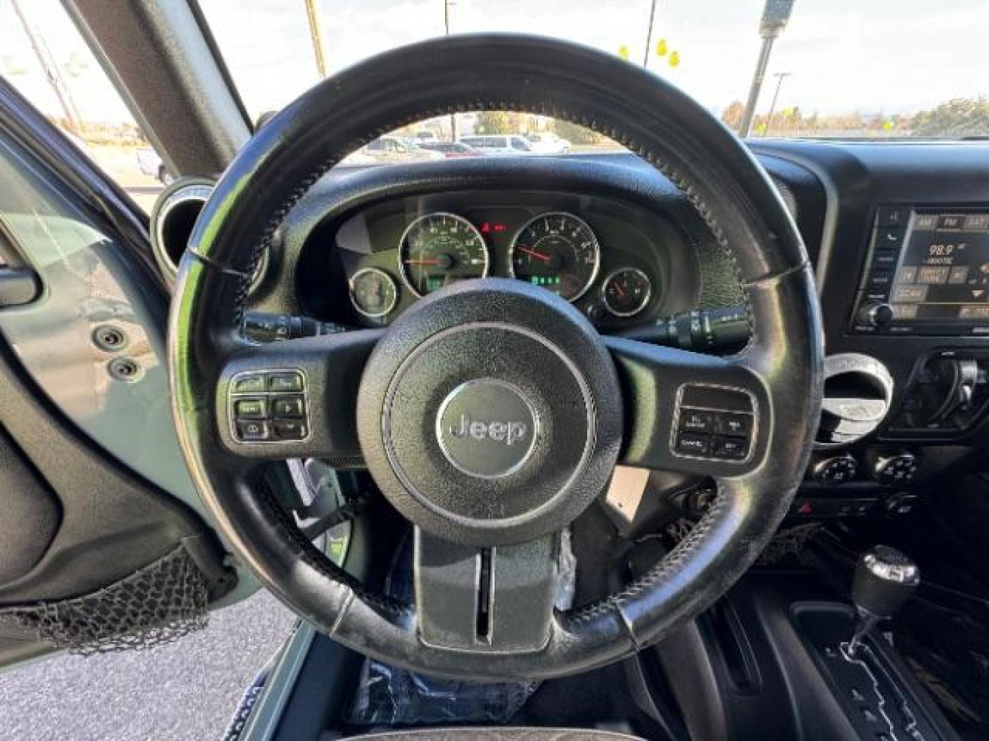 2014 Gray /Black Jeep Wrangler Unlimited Rubicon 4WD (1C4BJWFG6EL) with an 3.6L V6 DOHC 24V FFV engine, 5-Speed Automatic transmission, located at 940 North Main Street, Cedar City, UT, 84720, (435) 628-0023, 37.692936, -113.061897 - Photo#20