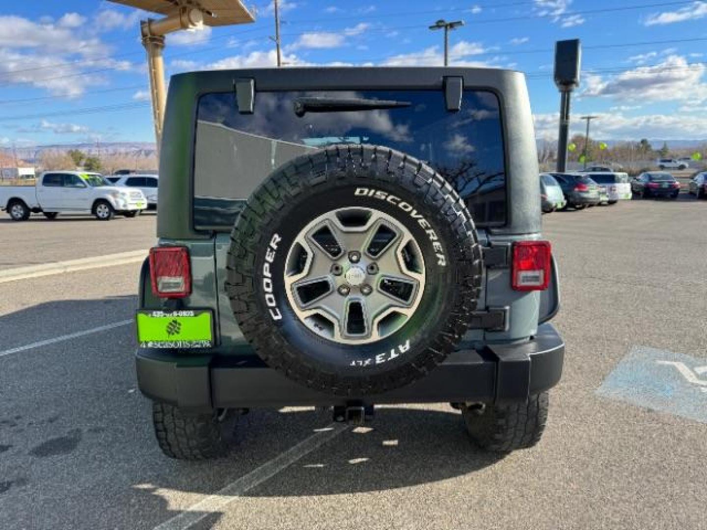 2014 Gray /Black Jeep Wrangler Unlimited Rubicon 4WD (1C4BJWFG6EL) with an 3.6L V6 DOHC 24V FFV engine, 5-Speed Automatic transmission, located at 940 North Main Street, Cedar City, UT, 84720, (435) 628-0023, 37.692936, -113.061897 - Photo#8