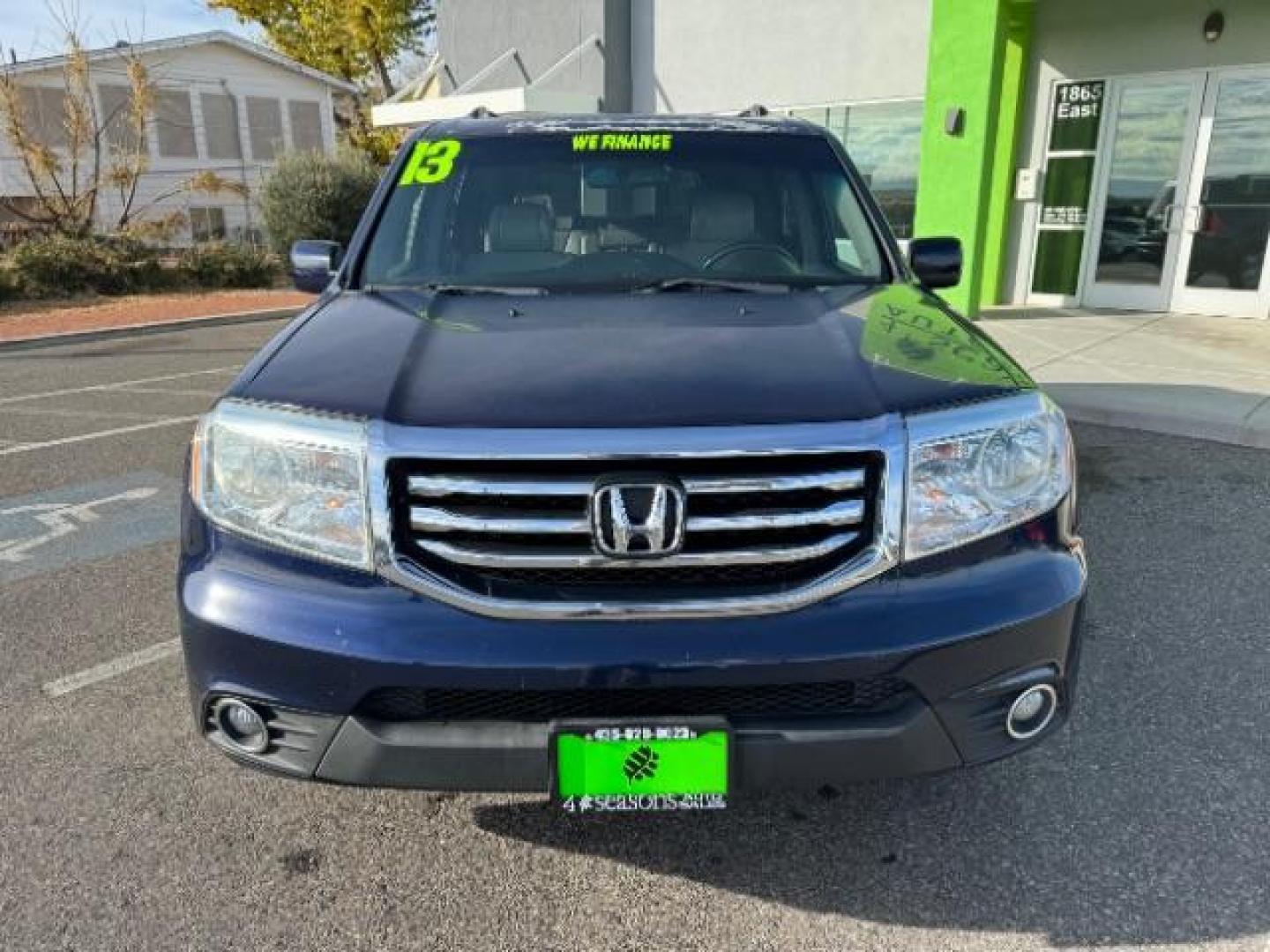 2013 Obsidian Blue Pearl /Gray Leather Interior Honda Pilot EX-L 2WD 5-Spd AT (5FNYF3H56DB) with an 3.5L V6 SOHC 24V engine, 5-Speed Automatic transmission, located at 1865 East Red Hills Pkwy, St. George, 84770, (435) 628-0023, 37.120850, -113.543640 - Photo#1