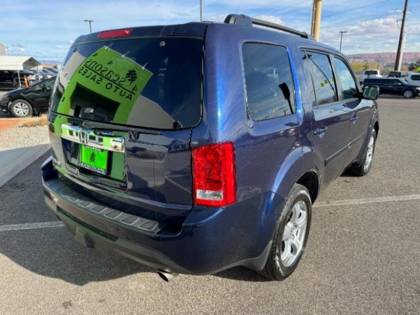 2013 Obsidian Blue Pearl /Gray Leather Interior Honda Pilot EX-L 2WD 5-Spd AT (5FNYF3H56DB) with an 3.5L V6 SOHC 24V engine, 5-Speed Automatic transmission, located at 1865 East Red Hills Pkwy, St. George, 84770, (435) 628-0023, 37.120850, -113.543640 - Photo#8