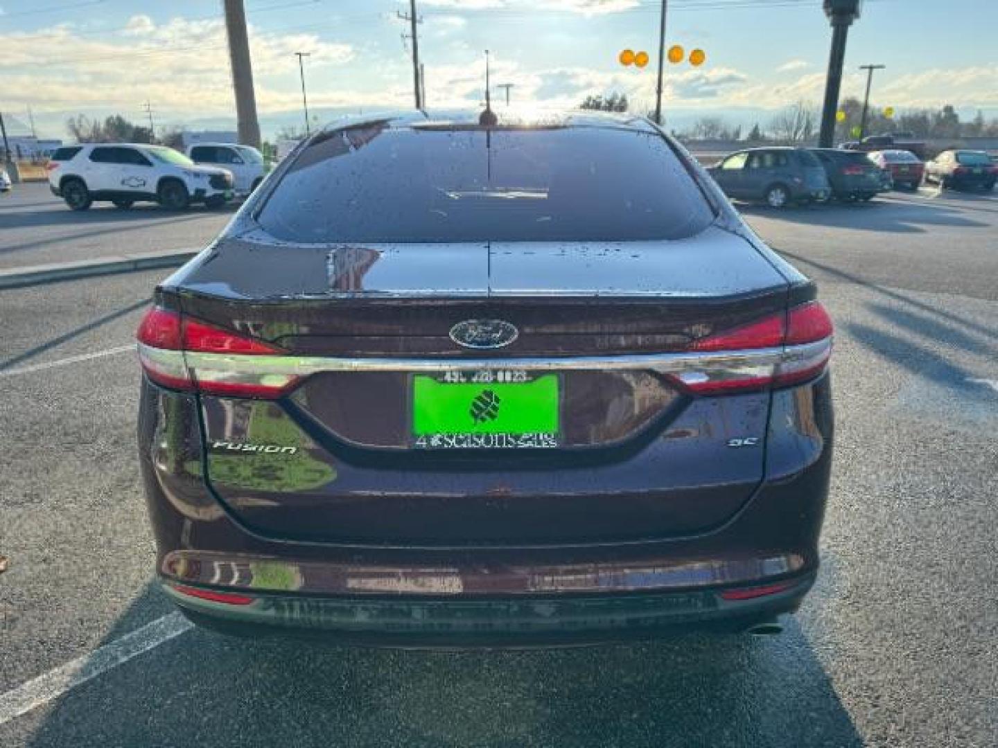 2018 Burgundy Velvet Metallic Tinted Clearcoat /Medium Light Stone, cloth Ford Fusion SE (3FA6P0H75JR) with an 2.5L L4 DOHC 16V engine, 6-Speed Automatic transmission, located at 1865 East Red Hills Pkwy, St. George, 84770, (435) 628-0023, 37.120850, -113.543640 - Photo#8