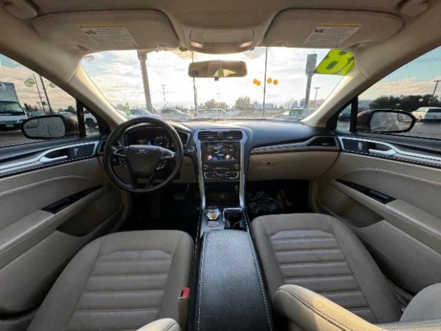 2018 Burgundy Velvet Metallic Tinted Clearcoat /Medium Light Stone, cloth Ford Fusion SE (3FA6P0H75JR) with an 2.5L L4 DOHC 16V engine, 6-Speed Automatic transmission, located at 1865 East Red Hills Pkwy, St. George, 84770, (435) 628-0023, 37.120850, -113.543640 - Photo#30