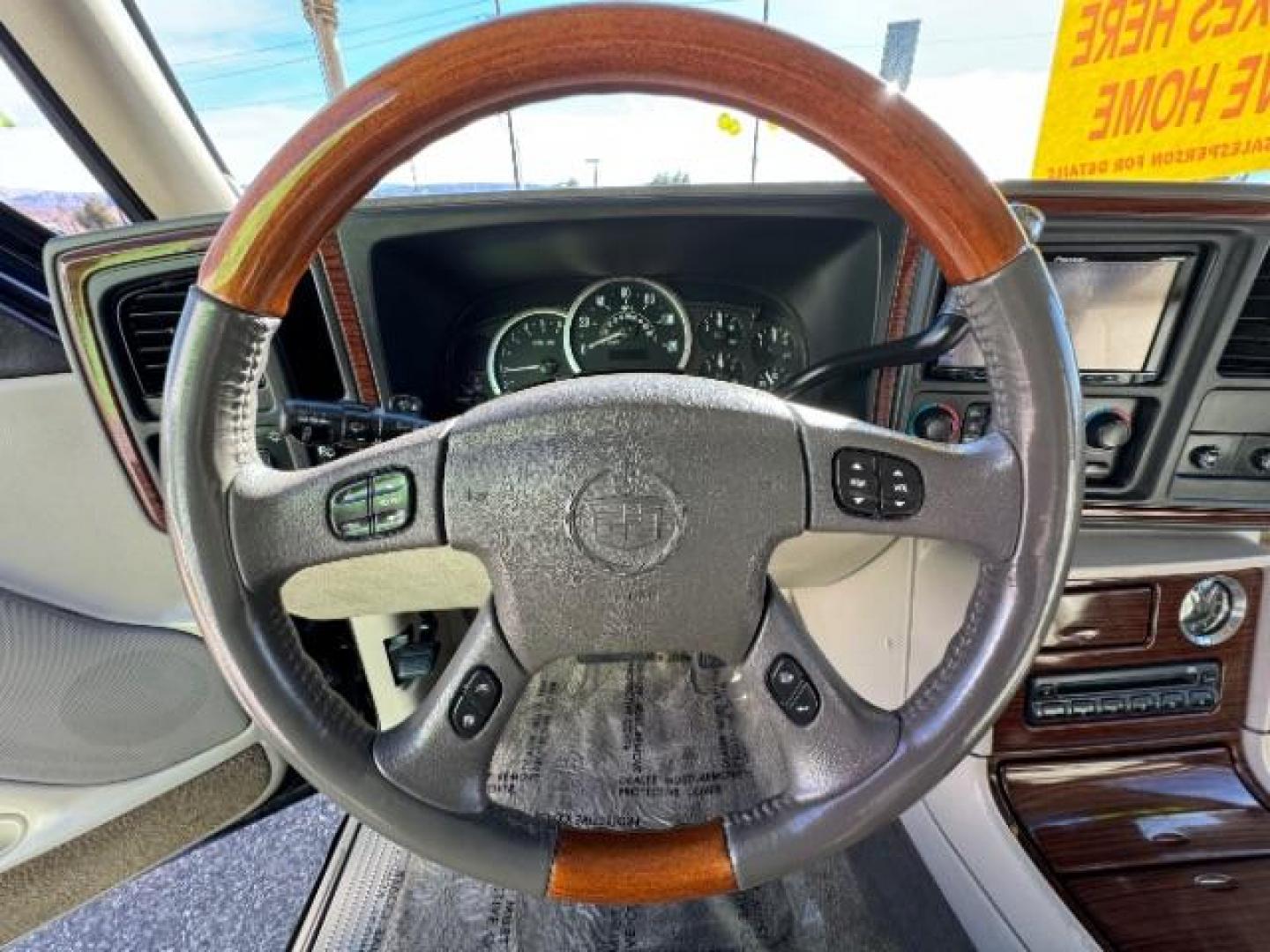 2003 Sable Black /Shale Leather Cadillac Escalade 2WD (1GYEC63T93R) with an 5.3L V8 OHV 16V engine, 4-Speed Automatic transmission, located at 1865 East Red Hills Pkwy, St. George, 84770, (435) 628-0023, 37.120850, -113.543640 - Photo#22