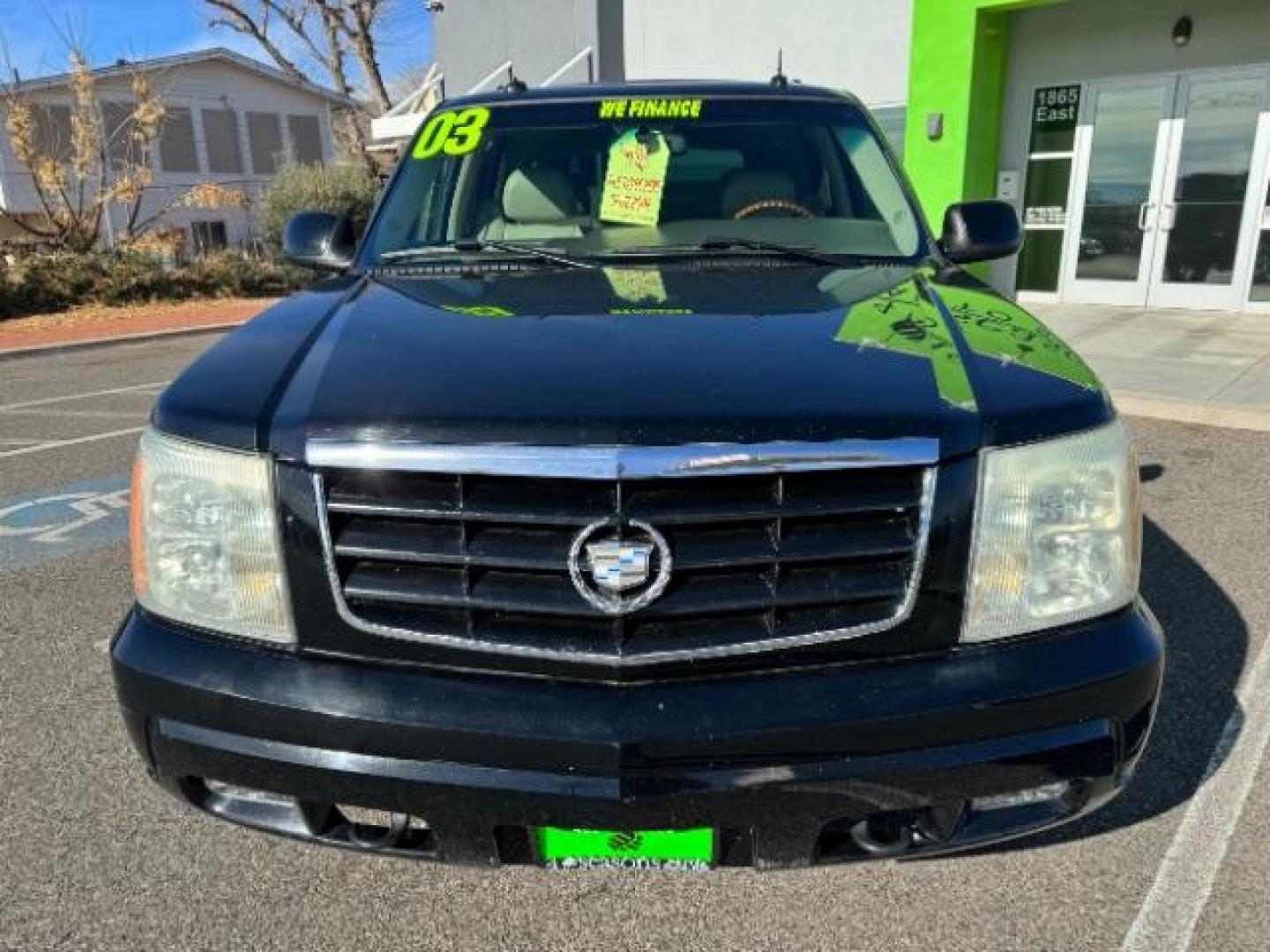 2003 Sable Black /Shale Leather Cadillac Escalade 2WD (1GYEC63T93R) with an 5.3L V8 OHV 16V engine, 4-Speed Automatic transmission, located at 1865 East Red Hills Pkwy, St. George, 84770, (435) 628-0023, 37.120850, -113.543640 - Photo#2