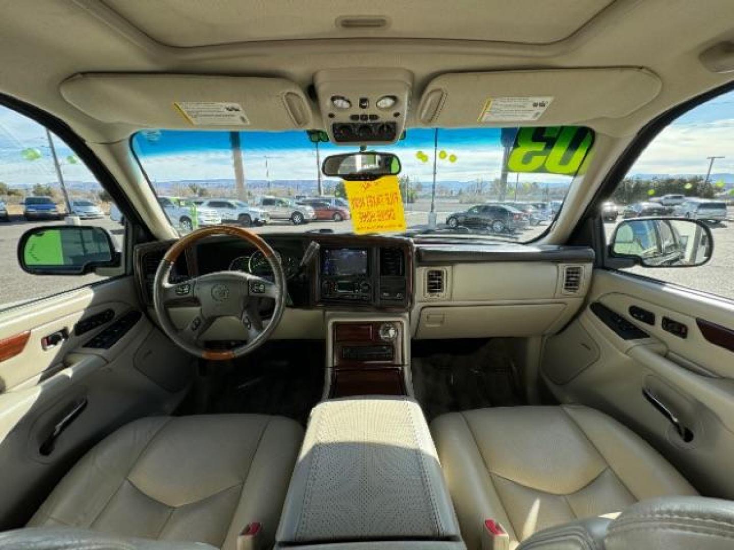 2003 Sable Black /Shale Leather Cadillac Escalade 2WD (1GYEC63T93R) with an 5.3L V8 OHV 16V engine, 4-Speed Automatic transmission, located at 1865 East Red Hills Pkwy, St. George, 84770, (435) 628-0023, 37.120850, -113.543640 - Photo#29