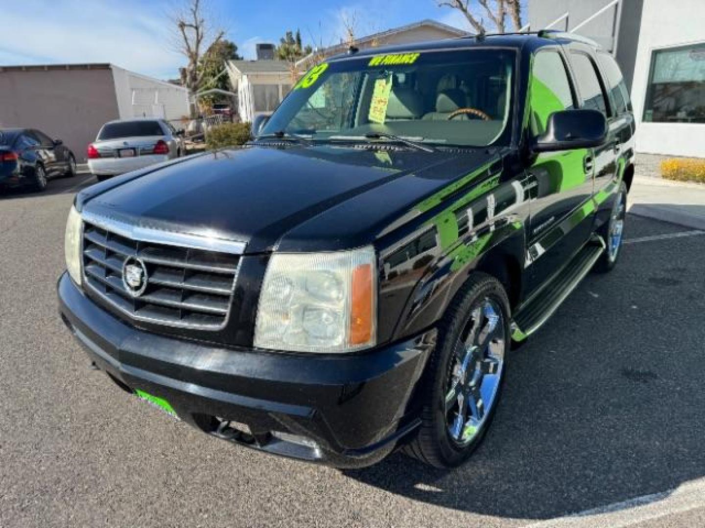 2003 Sable Black /Shale Leather Cadillac Escalade 2WD (1GYEC63T93R) with an 5.3L V8 OHV 16V engine, 4-Speed Automatic transmission, located at 1865 East Red Hills Pkwy, St. George, 84770, (435) 628-0023, 37.120850, -113.543640 - Photo#3