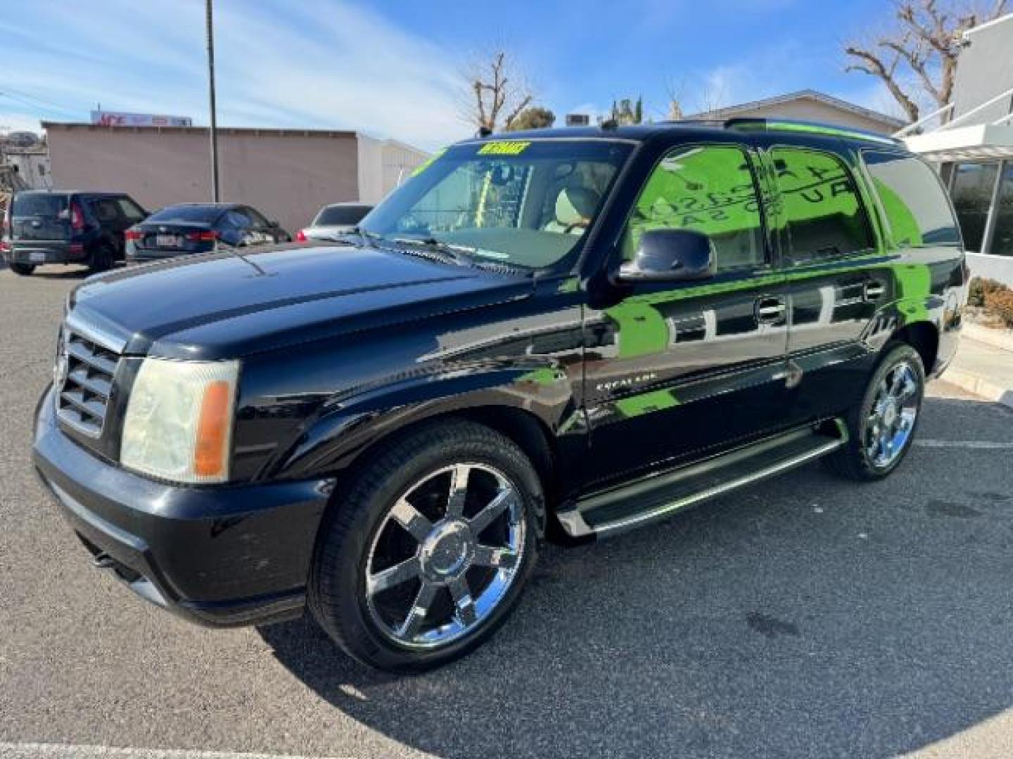 2003 Sable Black /Shale Leather Cadillac Escalade 2WD (1GYEC63T93R) with an 5.3L V8 OHV 16V engine, 4-Speed Automatic transmission, located at 1865 East Red Hills Pkwy, St. George, 84770, (435) 628-0023, 37.120850, -113.543640 - Photo#4