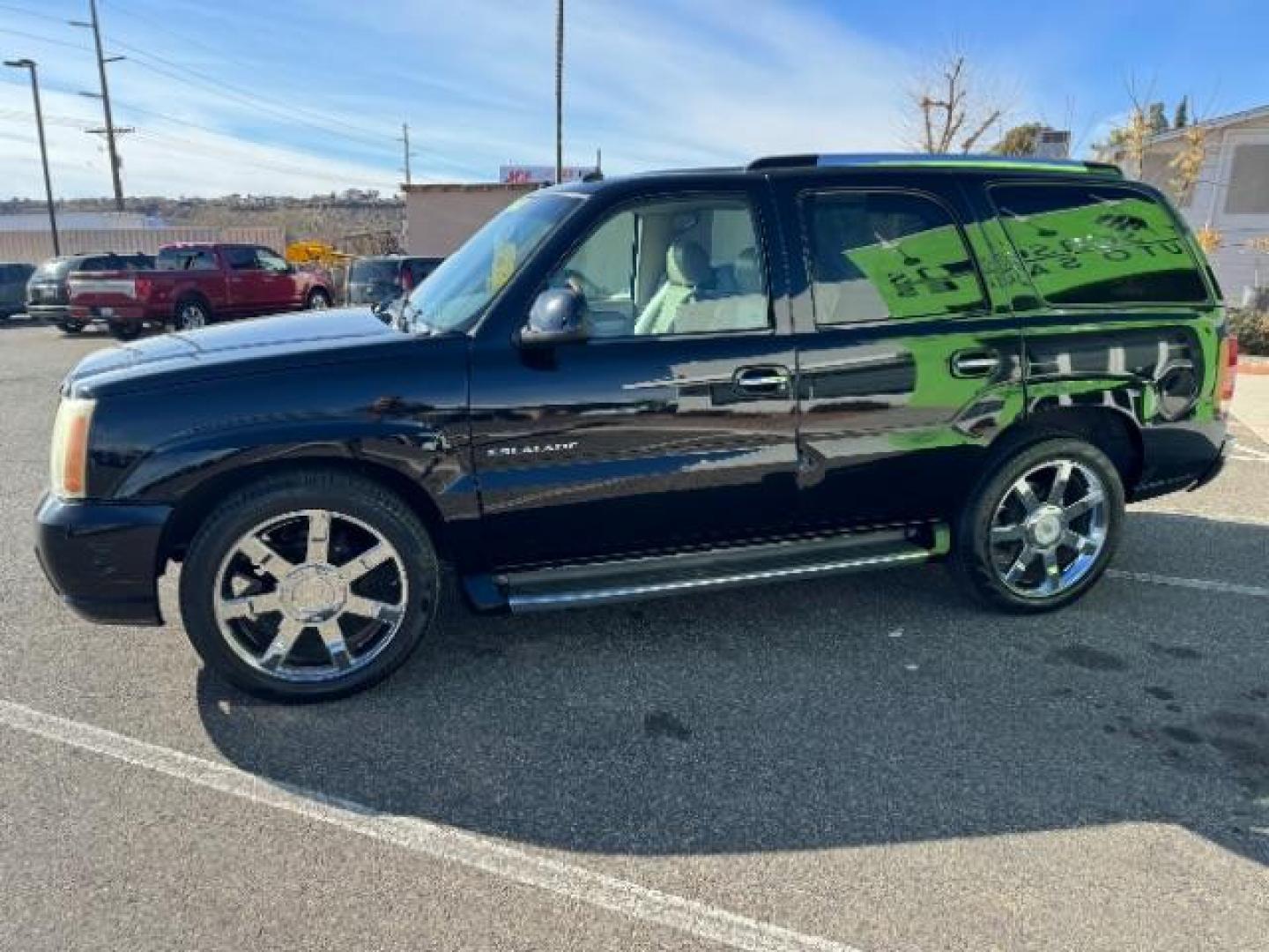 2003 Sable Black /Shale Leather Cadillac Escalade 2WD (1GYEC63T93R) with an 5.3L V8 OHV 16V engine, 4-Speed Automatic transmission, located at 1865 East Red Hills Pkwy, St. George, 84770, (435) 628-0023, 37.120850, -113.543640 - Photo#5