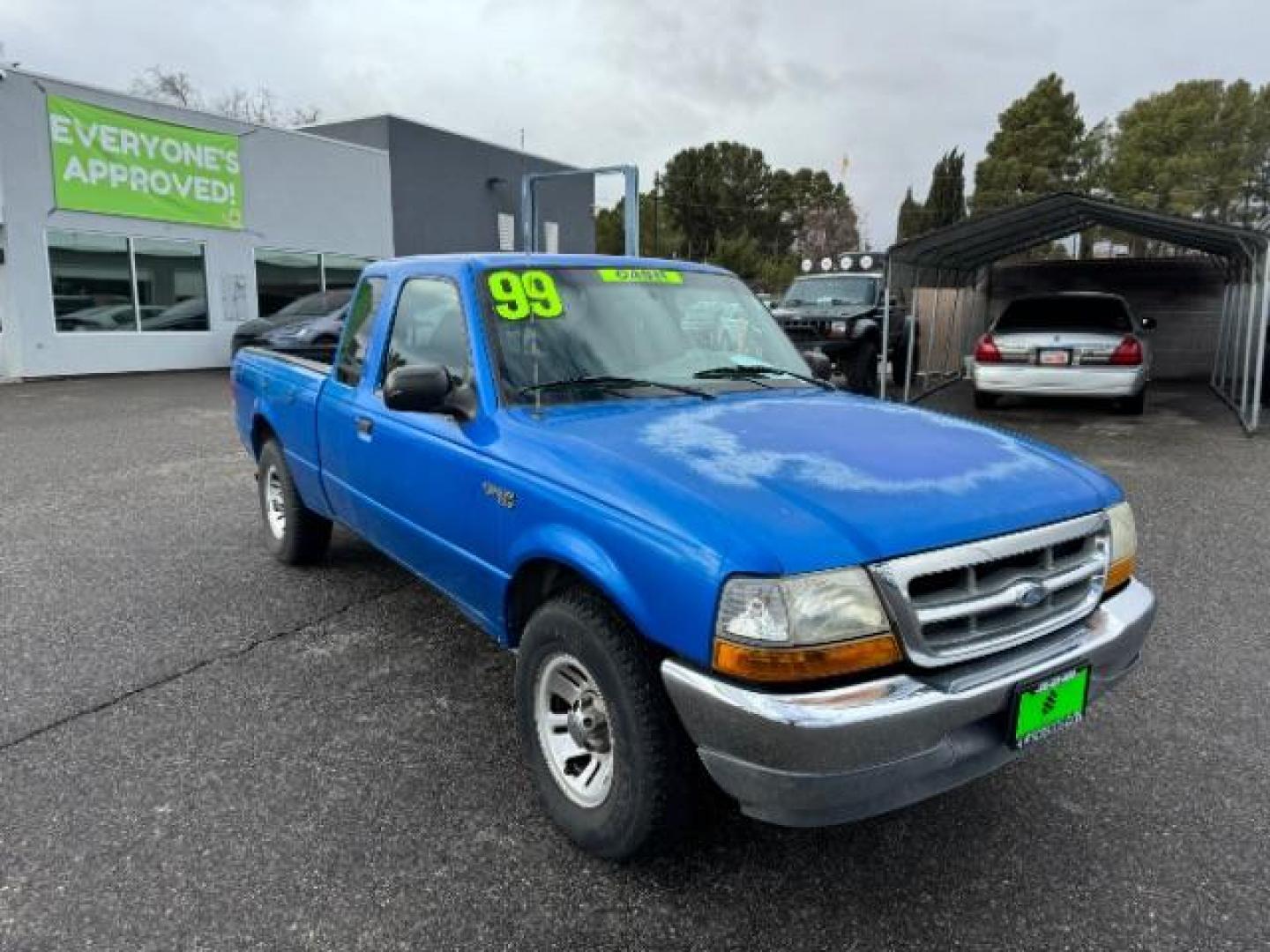 1999 Bright Atlantic Blue Clearcoat Metallic /Medium Graphite Cloth Ford Ranger XL SuperCab 2WD (1FTYR14V0XT) with an 3.0L V6 OHV 12V FFV engine, 4-Speed Automatic transmission, located at 1865 East Red Hills Pkwy, St. George, 84770, (435) 628-0023, 37.120850, -113.543640 - Photo#0