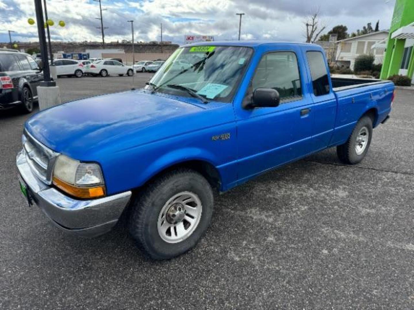 1999 Bright Atlantic Blue Clearcoat Metallic /Medium Graphite Cloth Ford Ranger XL SuperCab 2WD (1FTYR14V0XT) with an 3.0L V6 OHV 12V FFV engine, 4-Speed Automatic transmission, located at 1865 East Red Hills Pkwy, St. George, 84770, (435) 628-0023, 37.120850, -113.543640 - Photo#2