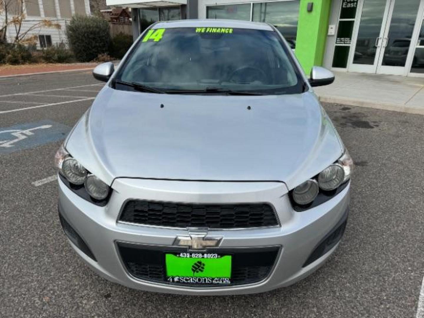 2014 Silver Ice Metallic /Dark Pewter/Dark Titanium Chevrolet Sonic LT Auto 5-Door (1G1JC6SH0E4) with an 1.8L L4 DOHC 24V engine, 6-Speed Automatic transmission, located at 1865 East Red Hills Pkwy, St. George, 84770, (435) 628-0023, 37.120850, -113.543640 - Photo#2