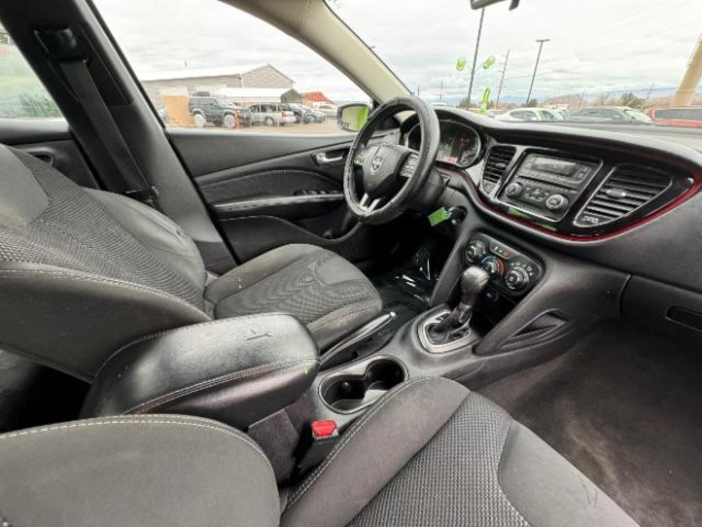 2016 White /Black, premium cloth Dodge Dart SXT (1C3CDFBB1GD) with an 2.4L L4 DOHC 16V engine, 6-Speed Automatic transmission, located at 940 North Main Street, Cedar City, UT, 84720, (435) 628-0023, 37.692936, -113.061897 - Photo#30