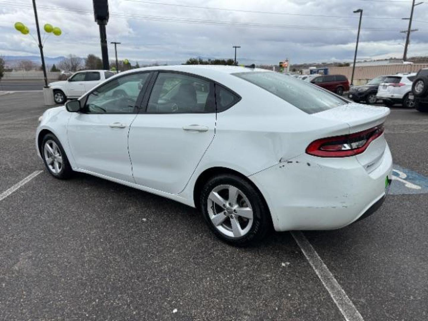 2016 White /Black, premium cloth Dodge Dart SXT (1C3CDFBB1GD) with an 2.4L L4 DOHC 16V engine, 6-Speed Automatic transmission, located at 940 North Main Street, Cedar City, UT, 84720, (435) 628-0023, 37.692936, -113.061897 - Photo#6