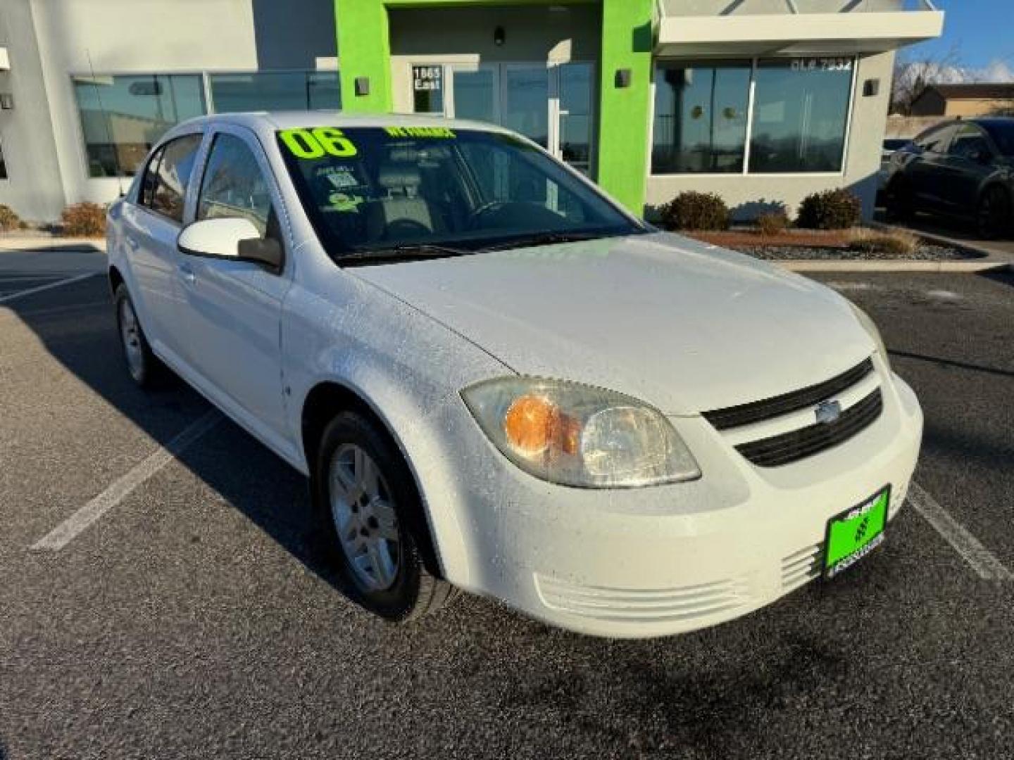 2006 Summit White /Neutral Cloth Interior Chevrolet Cobalt LS Sedan (1G1AK55F667) with an 2.2L L4 DOHC 16V engine, 4-Speed Automatic transmission, located at 940 North Main Street, Cedar City, UT, 84720, (435) 628-0023, 37.692936, -113.061897 - Photo#1