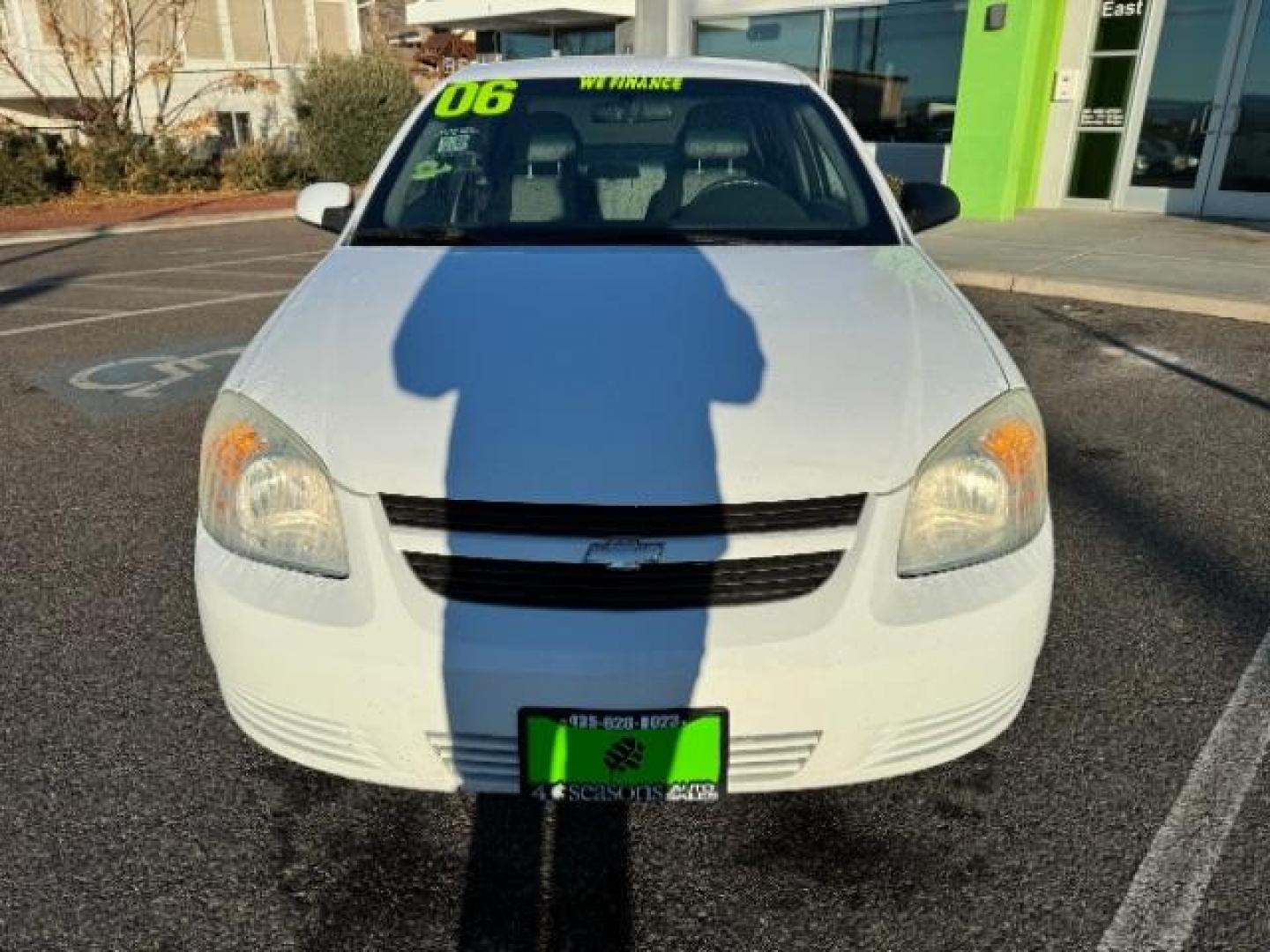 2006 Summit White /Neutral Cloth Interior Chevrolet Cobalt LS Sedan (1G1AK55F667) with an 2.2L L4 DOHC 16V engine, 4-Speed Automatic transmission, located at 940 North Main Street, Cedar City, UT, 84720, (435) 628-0023, 37.692936, -113.061897 - Photo#2