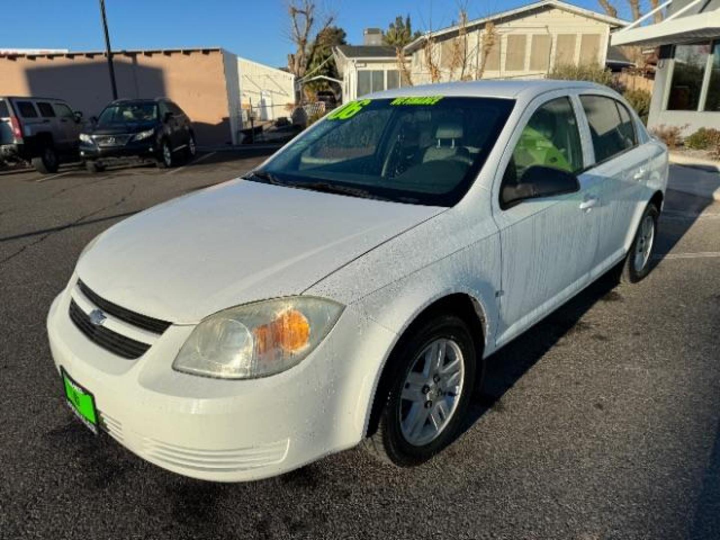 2006 Summit White /Neutral Cloth Interior Chevrolet Cobalt LS Sedan (1G1AK55F667) with an 2.2L L4 DOHC 16V engine, 4-Speed Automatic transmission, located at 940 North Main Street, Cedar City, UT, 84720, (435) 628-0023, 37.692936, -113.061897 - Photo#3