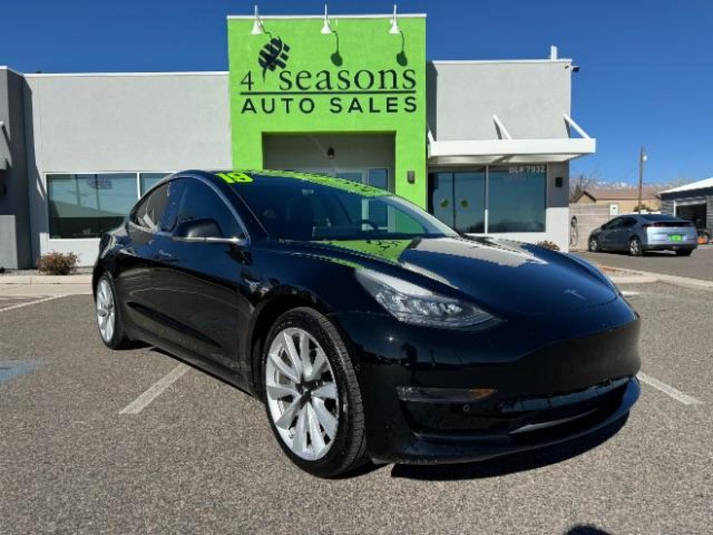 2019 Solid Black /All Black, leatherette Tesla Model 3 Long Range (5YJ3E1EB6KF) with an ELECTRIC engine, 1-Speed Automatic transmission, located at 1865 East Red Hills Pkwy, St. George, 84770, (435) 628-0023, 37.120850, -113.543640 - Photo#0