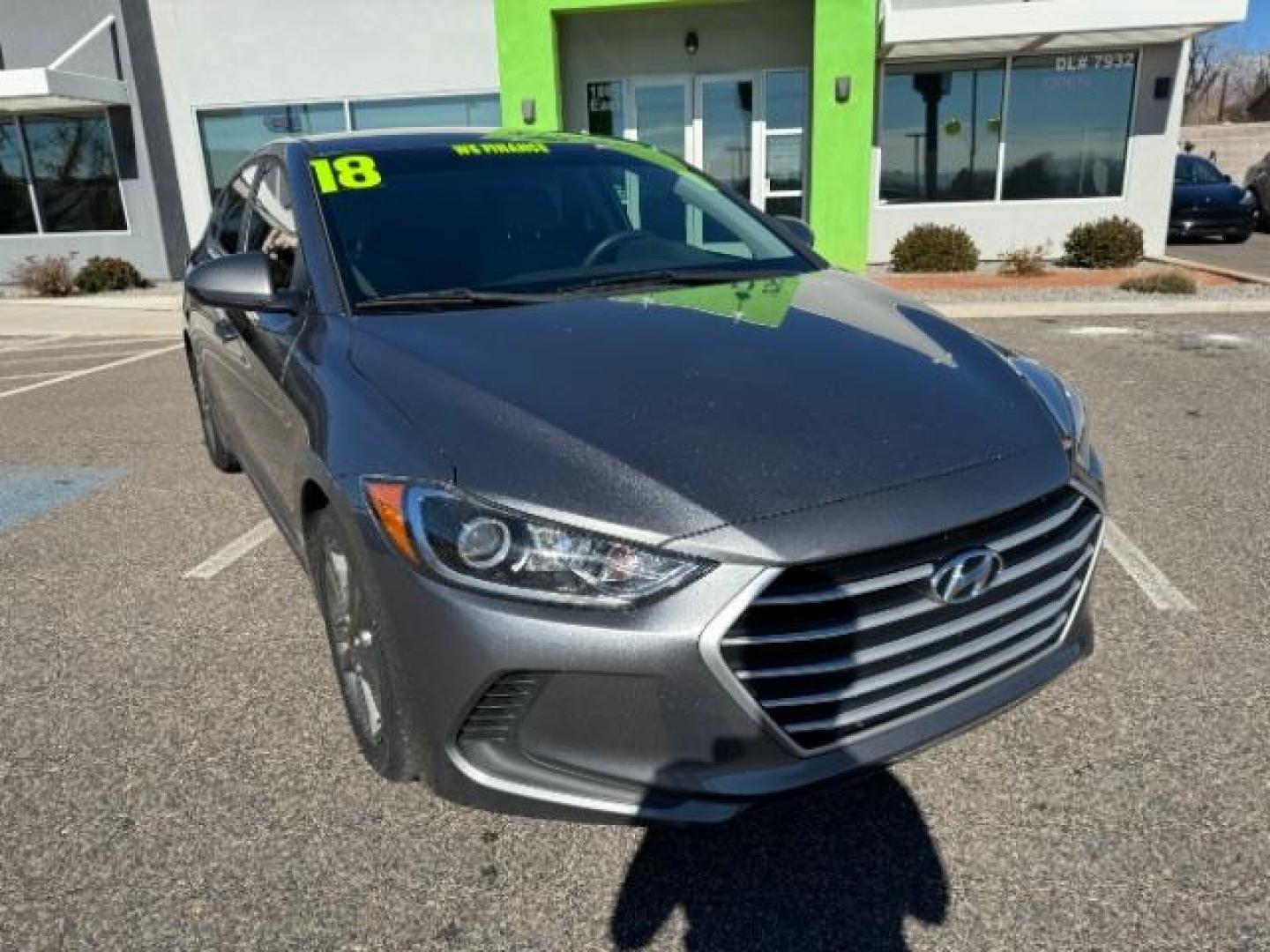 2018 Galactic Gray /Gray, leather Hyundai Elantra Limited (5NPD84LF5JH) with an 1.8L L4 DOHC 16V engine, 6-Speed Automatic transmission, located at 1865 East Red Hills Pkwy, St. George, 84770, (435) 628-0023, 37.120850, -113.543640 - Photo#1