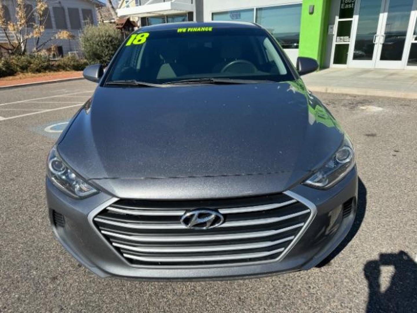 2018 Galactic Gray /Gray, leather Hyundai Elantra Limited (5NPD84LF5JH) with an 1.8L L4 DOHC 16V engine, 6-Speed Automatic transmission, located at 1865 East Red Hills Pkwy, St. George, 84770, (435) 628-0023, 37.120850, -113.543640 - Photo#2