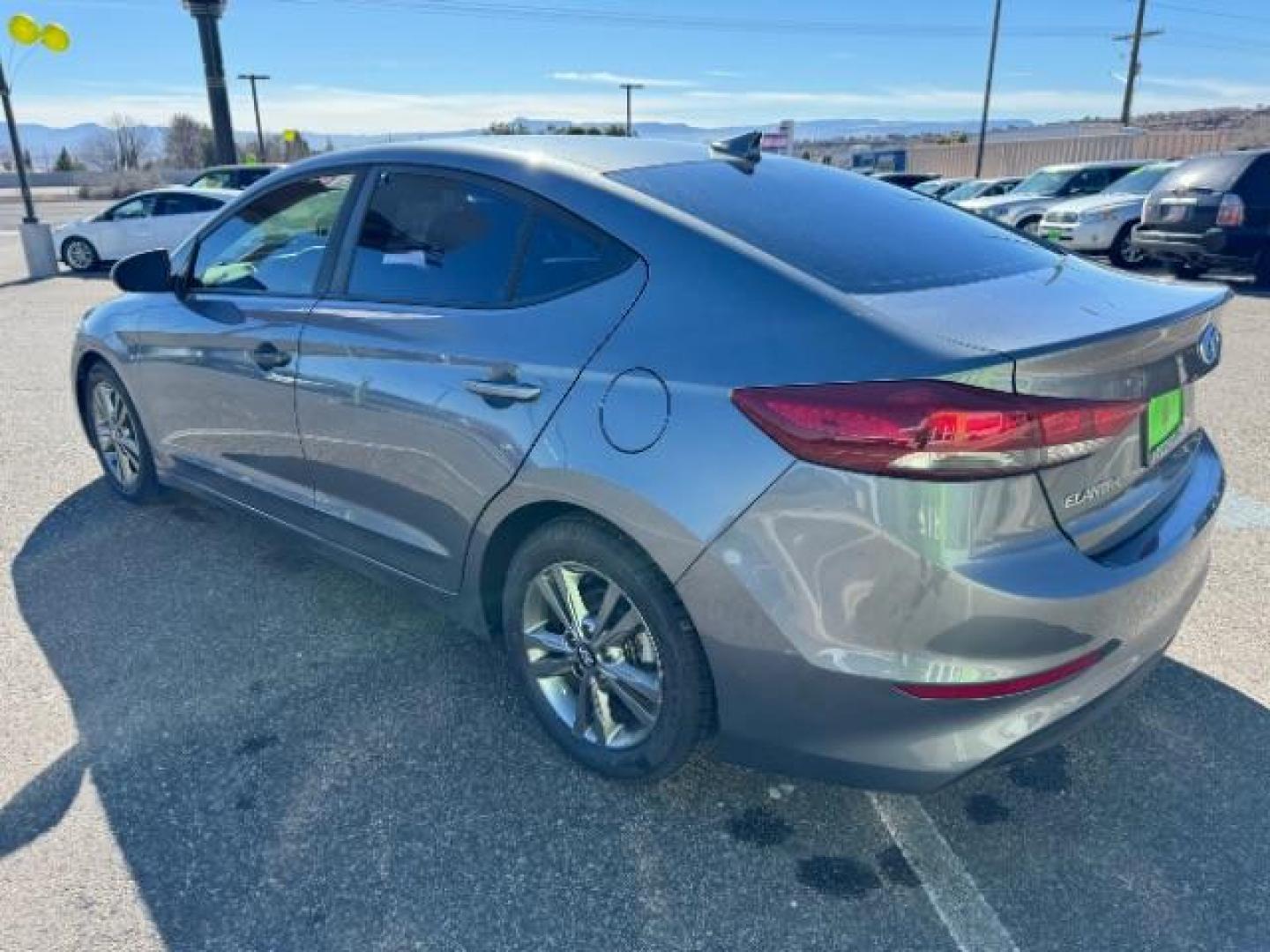 2018 Galactic Gray /Gray, leather Hyundai Elantra Limited (5NPD84LF5JH) with an 1.8L L4 DOHC 16V engine, 6-Speed Automatic transmission, located at 1865 East Red Hills Pkwy, St. George, 84770, (435) 628-0023, 37.120850, -113.543640 - Photo#6