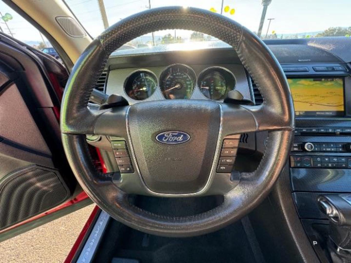 2010 Red /Charcoal Black Leather Interior Ford Taurus SHO AWD (1FAHP2KT5AG) with an 3.5L V6 DOHC 24V engine, 6-Speed Automatic transmission, located at 1865 East Red Hills Pkwy, St. George, 84770, (435) 628-0023, 37.120850, -113.543640 - Photo#21