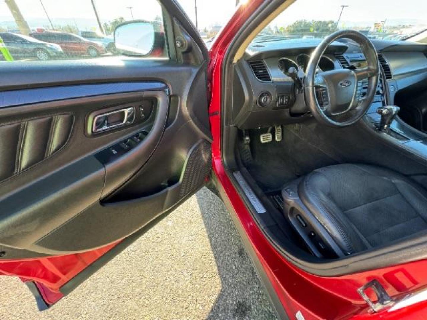 2010 Candy Red Metallic Paint /Charcoal Black/Umber Leather Interior Ford Taurus SHO AWD (1FAHP2KT5AG) with an 3.5L V6 DOHC 24V engine, 6-Speed Automatic transmission, located at 940 North Main Street, Cedar City, UT, 84720, (435) 628-0023, 37.692936, -113.061897 - Photo#17