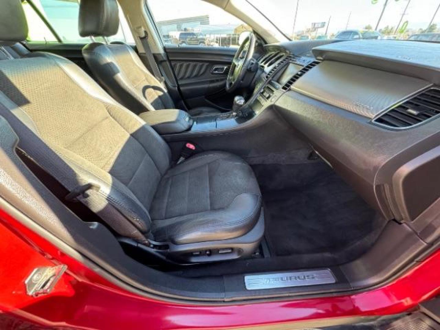 2010 Candy Red Metallic Paint /Charcoal Black/Umber Leather Interior Ford Taurus SHO AWD (1FAHP2KT5AG) with an 3.5L V6 DOHC 24V engine, 6-Speed Automatic transmission, located at 940 North Main Street, Cedar City, UT, 84720, (435) 628-0023, 37.692936, -113.061897 - Photo#36