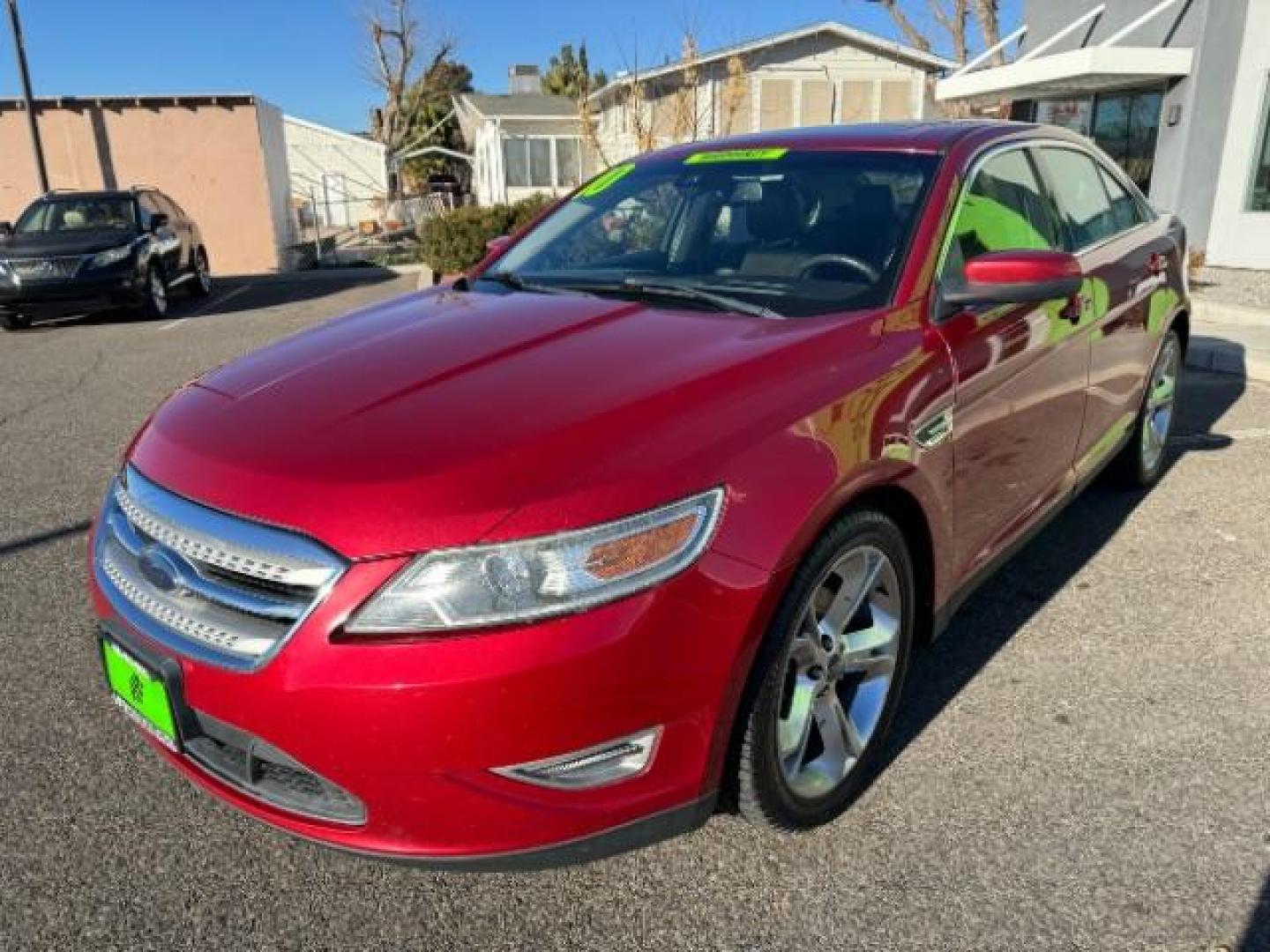 2010 Candy Red Metallic Paint /Charcoal Black/Umber Leather Interior Ford Taurus SHO AWD (1FAHP2KT5AG) with an 3.5L V6 DOHC 24V engine, 6-Speed Automatic transmission, located at 940 North Main Street, Cedar City, UT, 84720, (435) 628-0023, 37.692936, -113.061897 - Photo#3