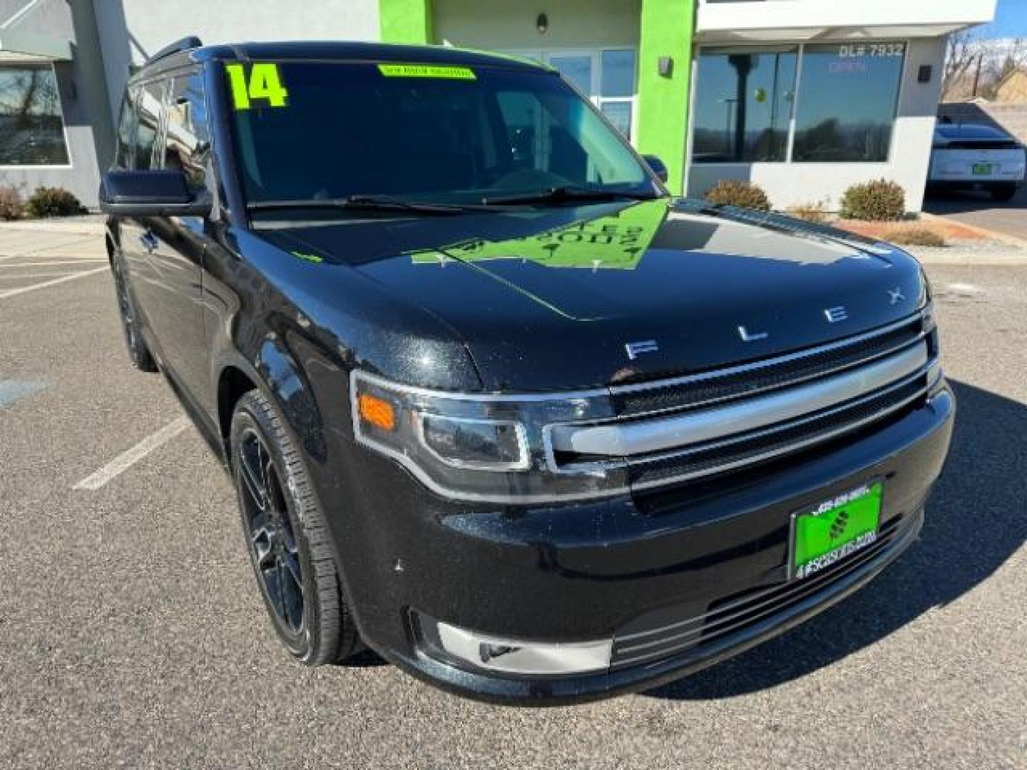 2014 Tuxedo Black Metallic /Charcoal Black Ford Flex Limited FWD (2FMGK5D8XEB) with an 3.5L V6 DOHC 24V engine, 6-Speed Automatic Overdrive transmission, located at 1865 East Red Hills Pkwy, St. George, 84770, (435) 628-0023, 37.120850, -113.543640 - We specialize in helping ALL people get the best financing available. No matter your credit score, good, bad or none we can get you an amazing rate. Had a bankruptcy, divorce, or repossessions? We give you the green light to get your credit back on the road. Low down and affordable payments that fit - Photo#1