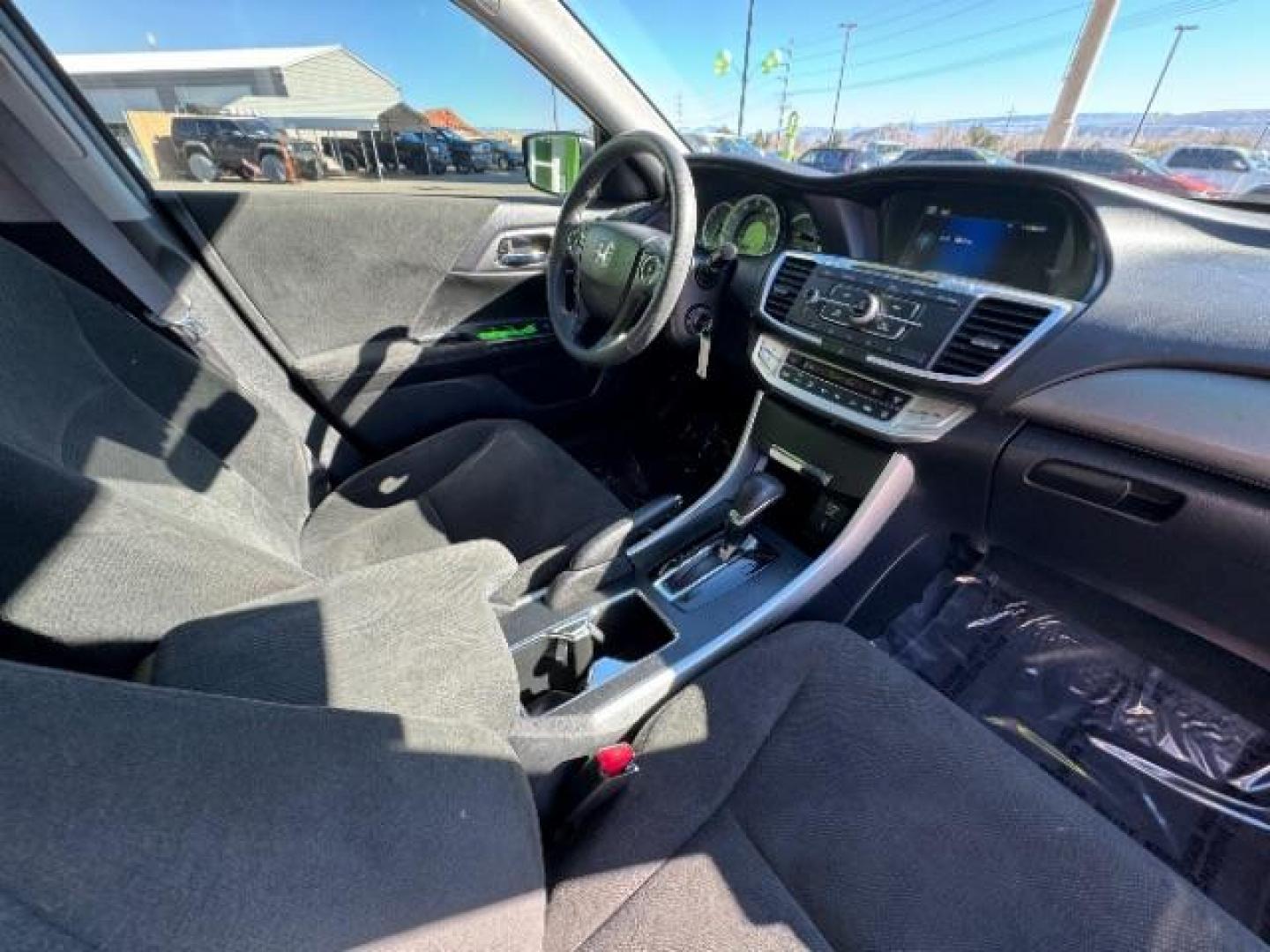 2013 Crystal Black Pearl /Black Cloth Interior Honda Accord LX Sedan CVT (1HGCR2F33DA) with an 2.4L L4 DOHC 16V engine, Continuously Variable Transmission transmission, located at 940 North Main Street, Cedar City, UT, 84720, (435) 628-0023, 37.692936, -113.061897 - Photo#33