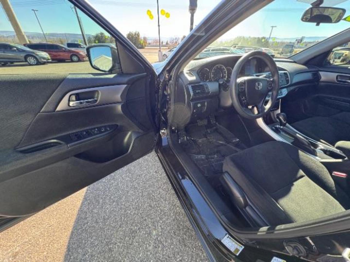 2013 Crystal Black Pearl /Black Cloth Interior Honda Accord LX Sedan CVT (1HGCR2F33DA) with an 2.4L L4 DOHC 16V engine, Continuously Variable Transmission transmission, located at 940 North Main Street, Cedar City, UT, 84720, (435) 628-0023, 37.692936, -113.061897 - Photo#16