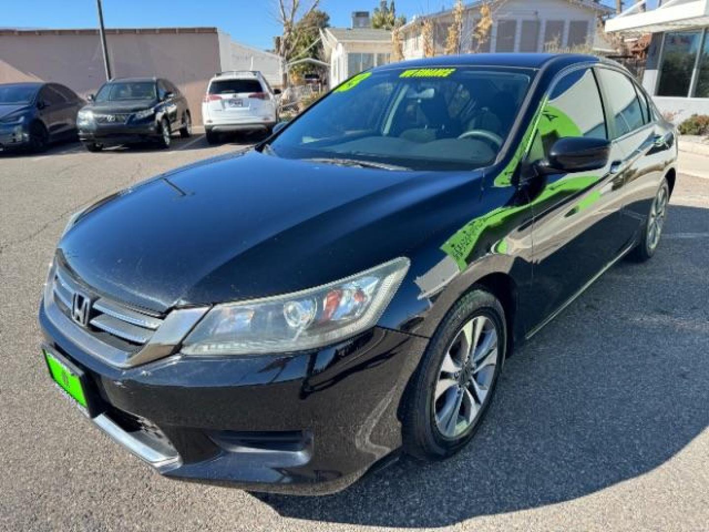 2013 Crystal Black Pearl /Black Cloth Interior Honda Accord LX Sedan CVT (1HGCR2F33DA) with an 2.4L L4 DOHC 16V engine, Continuously Variable Transmission transmission, located at 940 North Main Street, Cedar City, UT, 84720, (435) 628-0023, 37.692936, -113.061897 - Photo#3