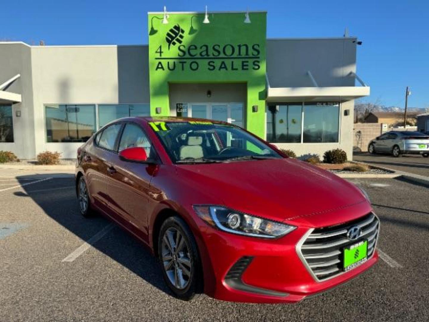 2017 Scarlet Red Pearl /Gray, leather Hyundai Elantra Limited (5NPD84LF6HH) with an 1.8L L4 DOHC 16V engine, 6-Speed Automatic transmission, located at 1865 East Red Hills Pkwy, St. George, 84770, (435) 628-0023, 37.120850, -113.543640 - We specialize in helping ALL people get the best financing available. No matter your credit score, good, bad or none we can get you an amazing rate. Had a bankruptcy, divorce, or repossessions? We give you the green light to get your credit back on the road. Low down and affordable payments that fit - Photo#0