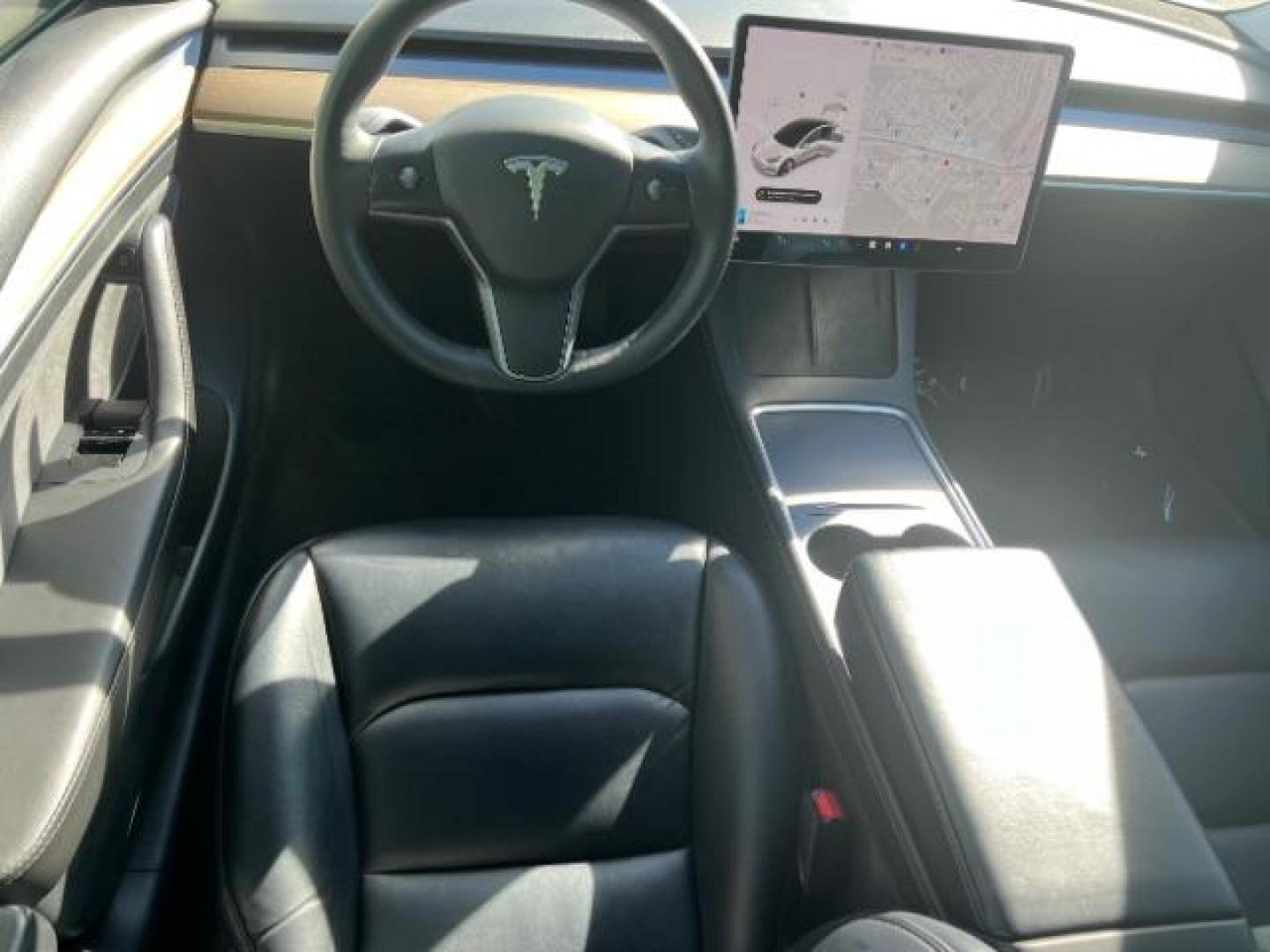 2021 Pearl White Multi-Coat /All Black Tesla Model 3 Standard Range Plus (5YJ3E1EA1MF) with an ELECTRIC engine, 1-Speed Automatic transmission, located at 1865 East Red Hills Pkwy, St. George, 84770, (435) 628-0023, 37.120850, -113.543640 - Photo#12