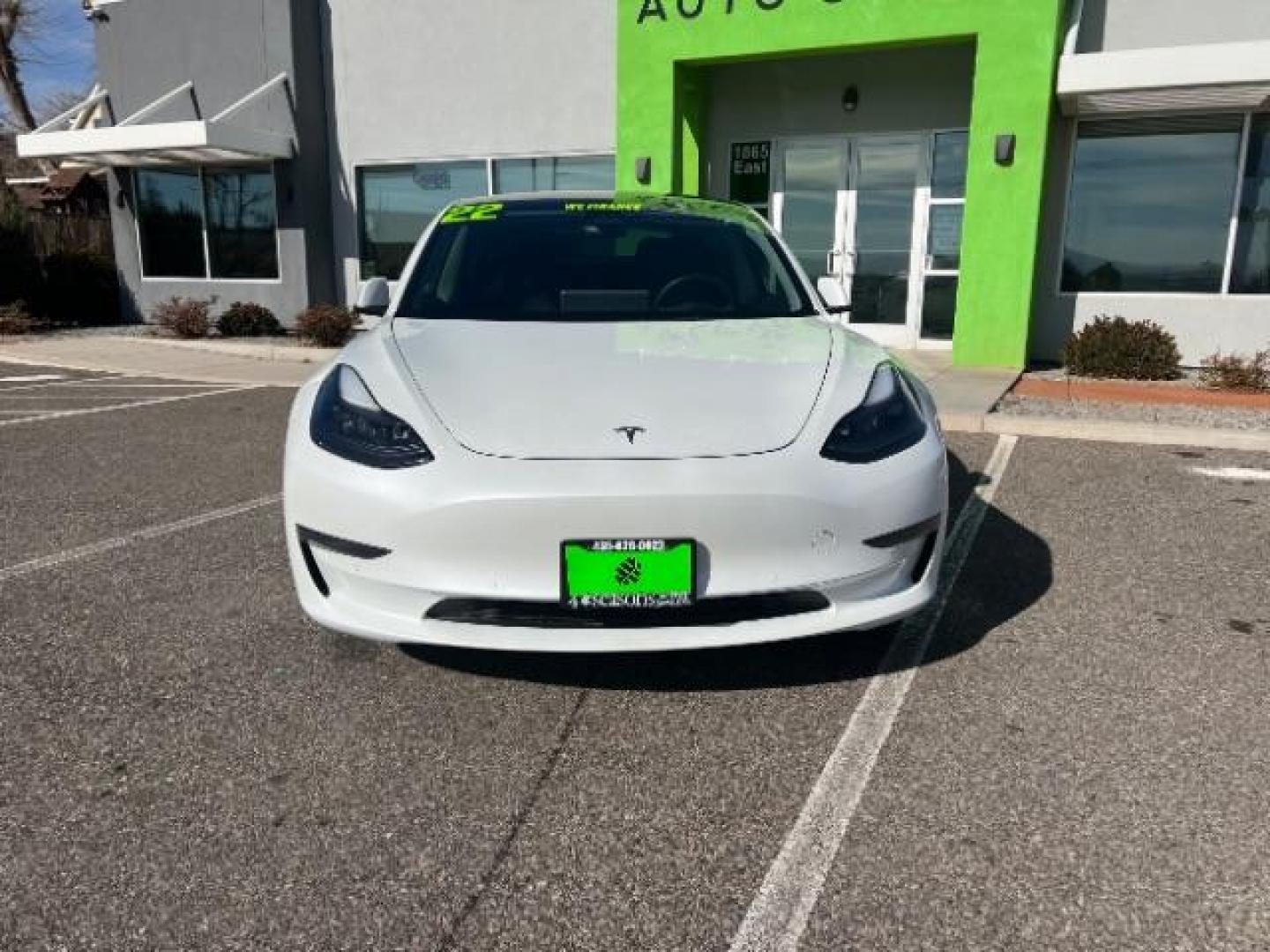 2021 Pearl White Multi-Coat /All Black Tesla Model 3 Standard Range Plus (5YJ3E1EA1MF) with an ELECTRIC engine, 1-Speed Automatic transmission, located at 1865 East Red Hills Pkwy, St. George, 84770, (435) 628-0023, 37.120850, -113.543640 - Photo#1