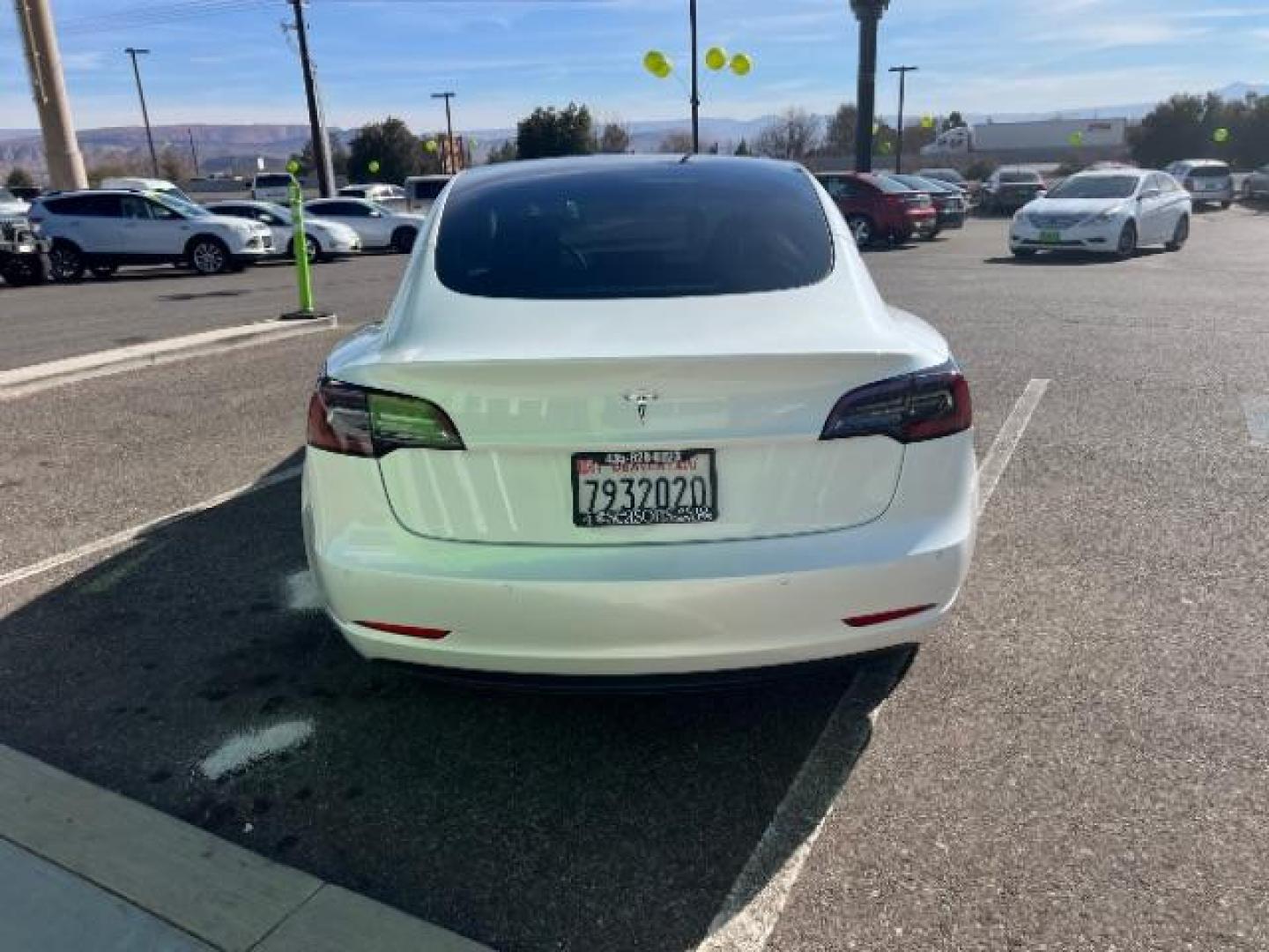 2021 Pearl White Multi-Coat /All Black Tesla Model 3 Standard Range Plus (5YJ3E1EA1MF) with an ELECTRIC engine, 1-Speed Automatic transmission, located at 1865 East Red Hills Pkwy, St. George, 84770, (435) 628-0023, 37.120850, -113.543640 - Photo#5