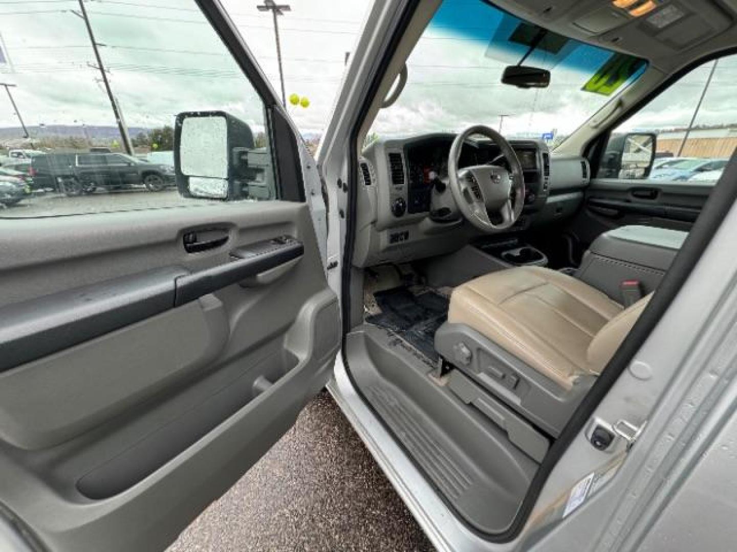 2020 Brilliant Silver Metallic /Beige, leather Nissan NV Passenger 3500 SL V8 (5BZAF0AA7LN) with an 5.6L V8 engine, 5-Speed Automatic transmission, located at 1865 East Red Hills Pkwy, St. George, 84770, (435) 628-0023, 37.120850, -113.543640 - Photo#17