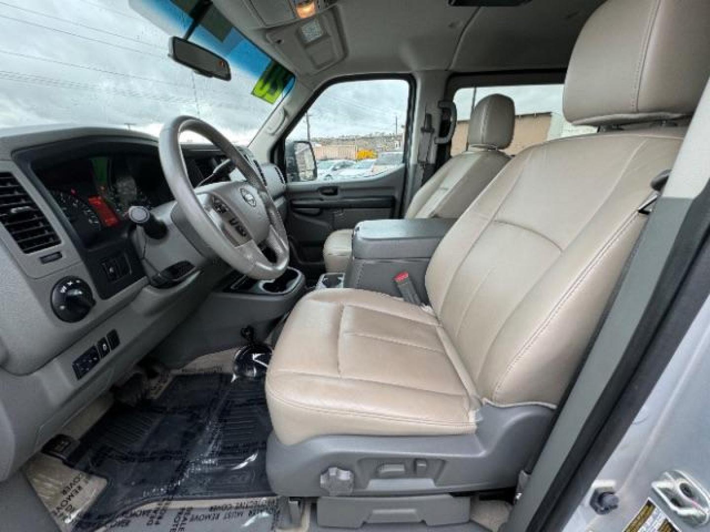 2020 Brilliant Silver Metallic /Beige, leather Nissan NV Passenger 3500 SL V8 (5BZAF0AA7LN) with an 5.6L V8 engine, 5-Speed Automatic transmission, located at 1865 East Red Hills Pkwy, St. George, 84770, (435) 628-0023, 37.120850, -113.543640 - Photo#19