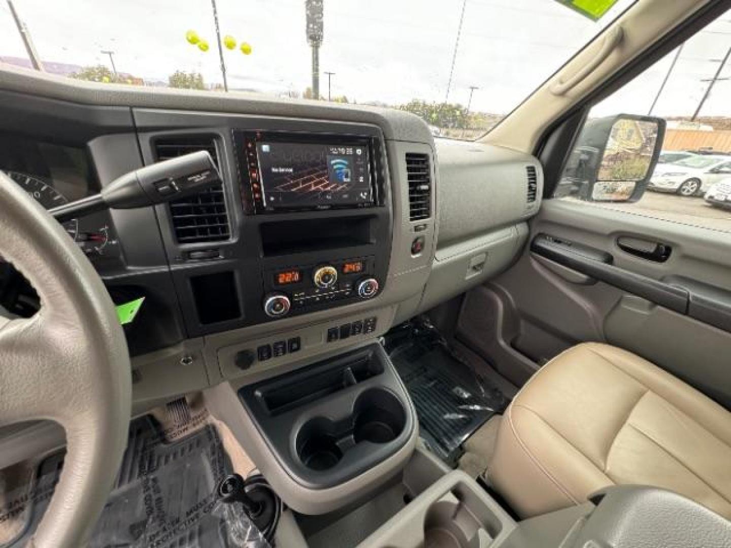 2020 Brilliant Silver Metallic /Beige, leather Nissan NV Passenger 3500 SL V8 (5BZAF0AA7LN) with an 5.6L V8 engine, 5-Speed Automatic transmission, located at 1865 East Red Hills Pkwy, St. George, 84770, (435) 628-0023, 37.120850, -113.543640 - Photo#20