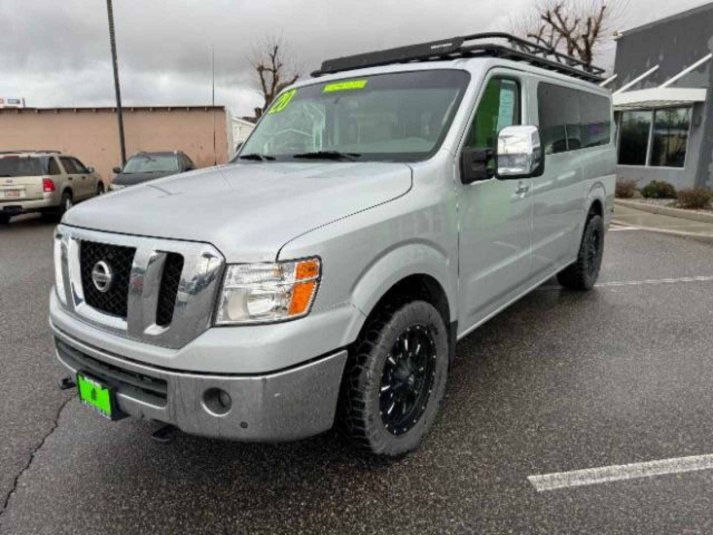 2020 Brilliant Silver Metallic /Beige, leather Nissan NV Passenger 3500 SL V8 (5BZAF0AA7LN) with an 5.6L V8 engine, 5-Speed Automatic transmission, located at 1865 East Red Hills Pkwy, St. George, 84770, (435) 628-0023, 37.120850, -113.543640 - Photo#3