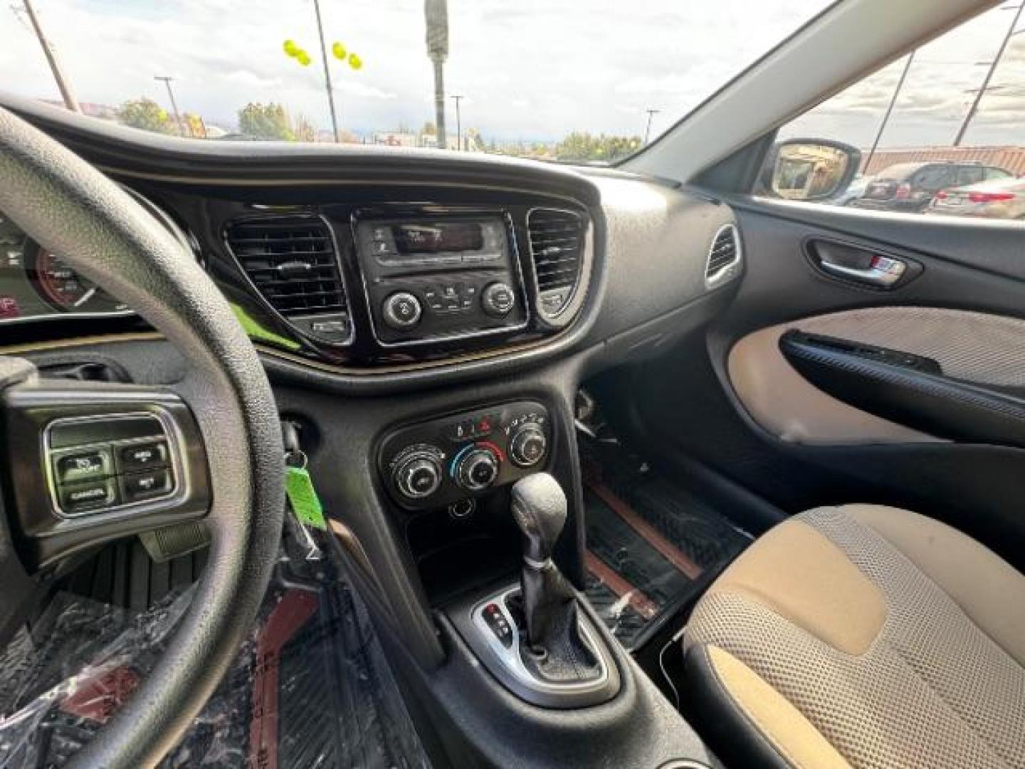 2016 White /Black, premium cloth Dodge Dart SXT (1C3CDFBB9GD) with an 2.4L L4 DOHC 16V engine, 6-Speed Automatic transmission, located at 940 North Main Street, Cedar City, UT, 84720, (435) 628-0023, 37.692936, -113.061897 - We specialize in helping ALL people get the best financing available. No matter your credit score, good, bad or none we can get you an amazing rate. Had a bankruptcy, divorce, or repossessions? We give you the green light to get your credit back on the road. Low down and affordable payments that fit - Photo#19