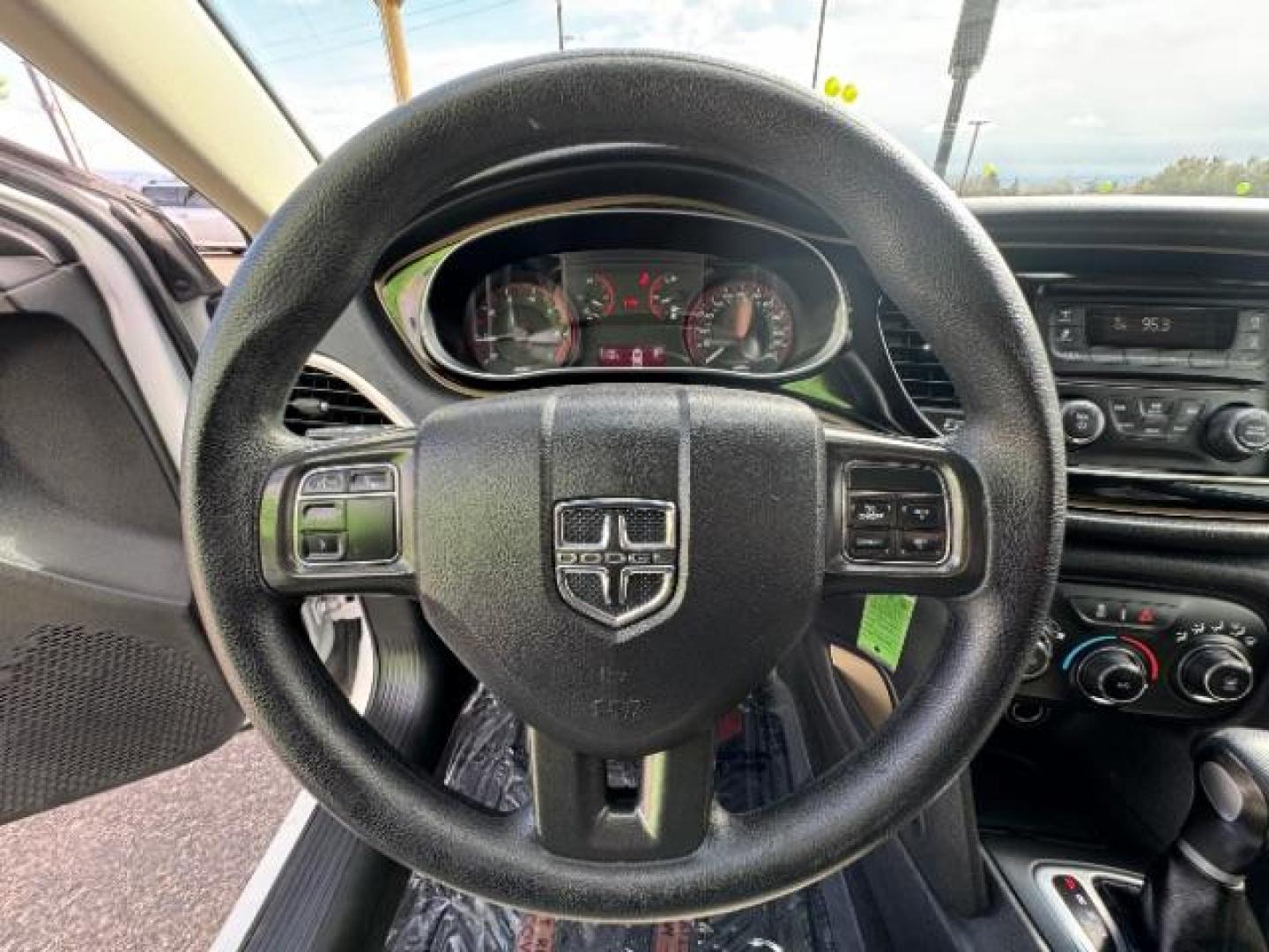 2016 White /Black, premium cloth Dodge Dart SXT (1C3CDFBB9GD) with an 2.4L L4 DOHC 16V engine, 6-Speed Automatic transmission, located at 940 North Main Street, Cedar City, UT, 84720, (435) 628-0023, 37.692936, -113.061897 - Photo#20